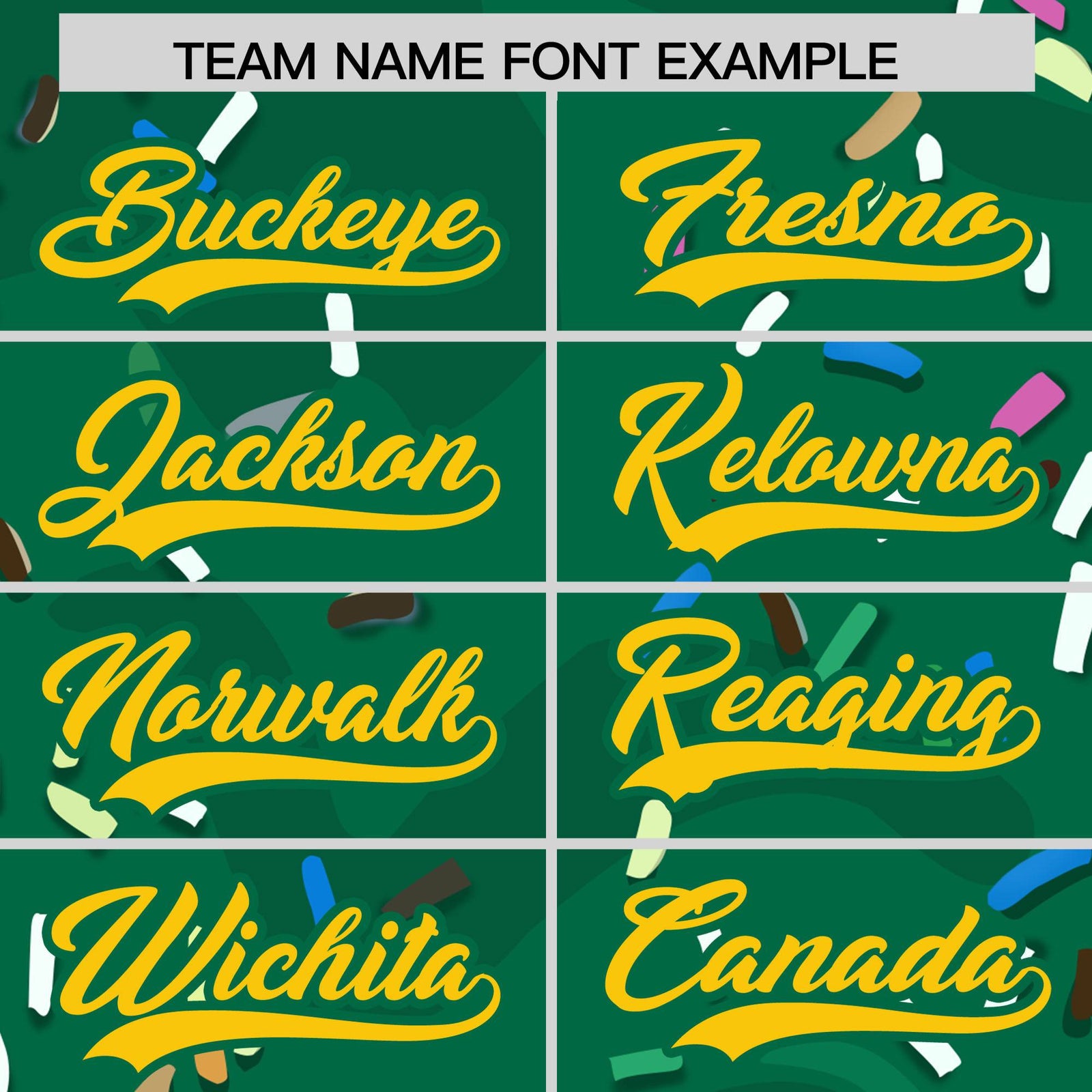 Custom Kelly Green Ice Cream Cone Graffiti Pattern Fashion Authentic Baseball Jersey