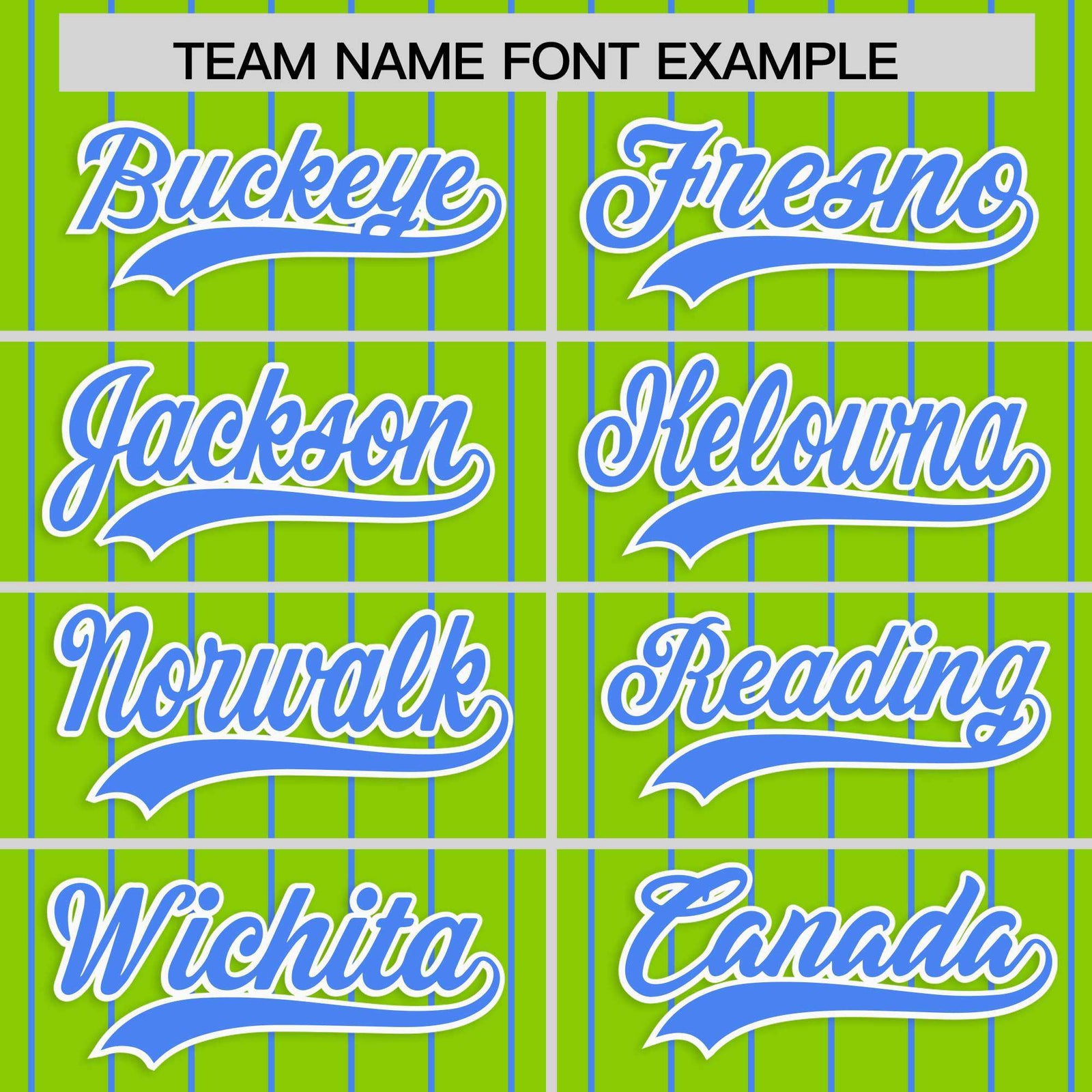 Custom Neon Green Powder Blue Stripe Fashion Raglan Sleeves Authentic Baseball Jersey