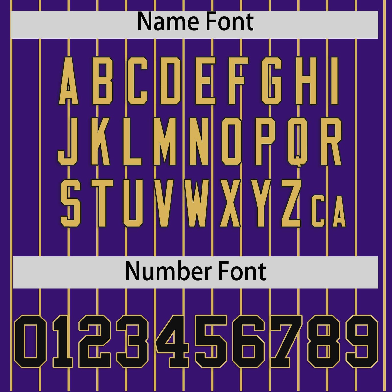 Custom Purple Old Gold Stripe Fashion Raglan Sleeves Authentic Baseball Jersey