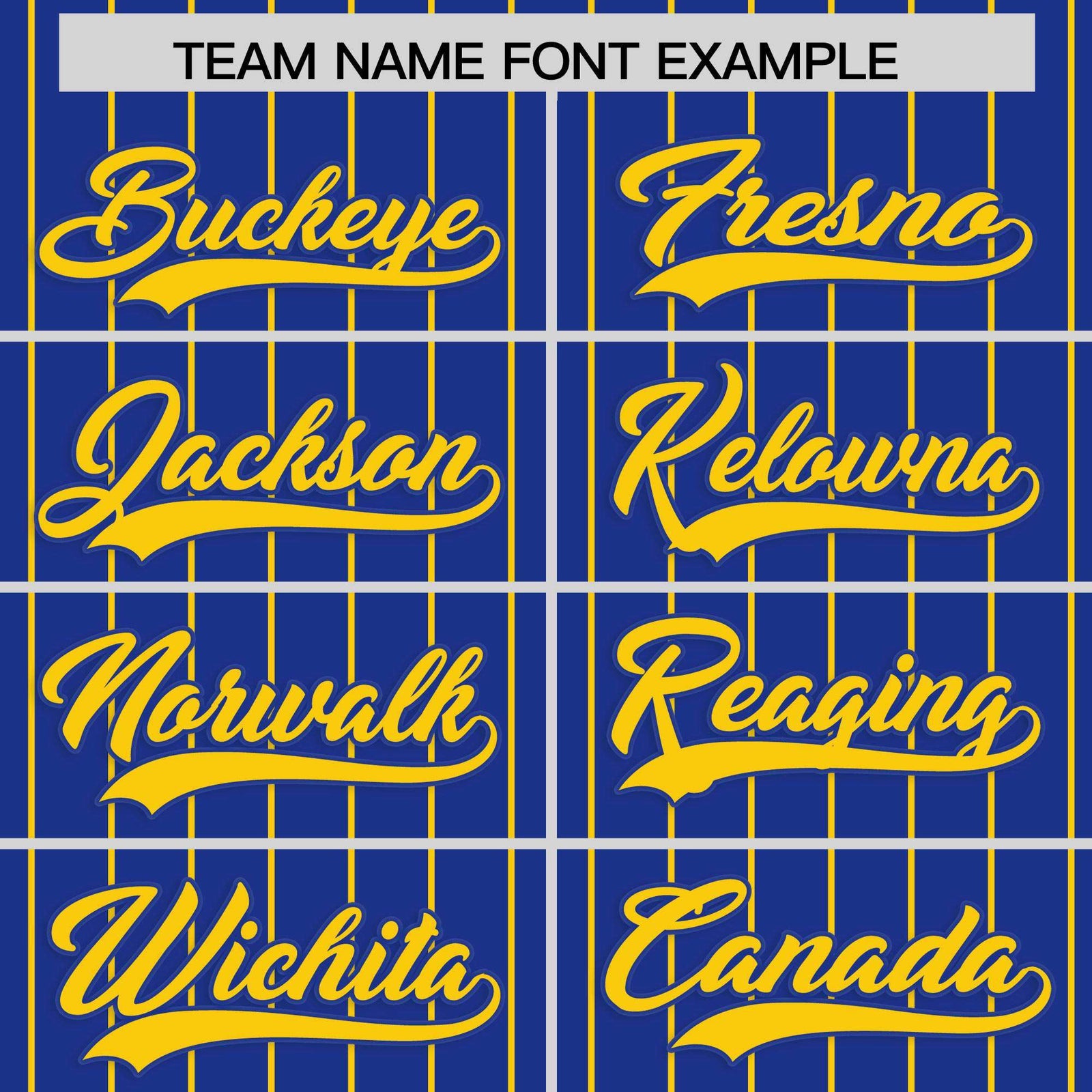 Custom Royal Gold Stripe Fashion Raglan Sleeves Authentic Baseball Jersey