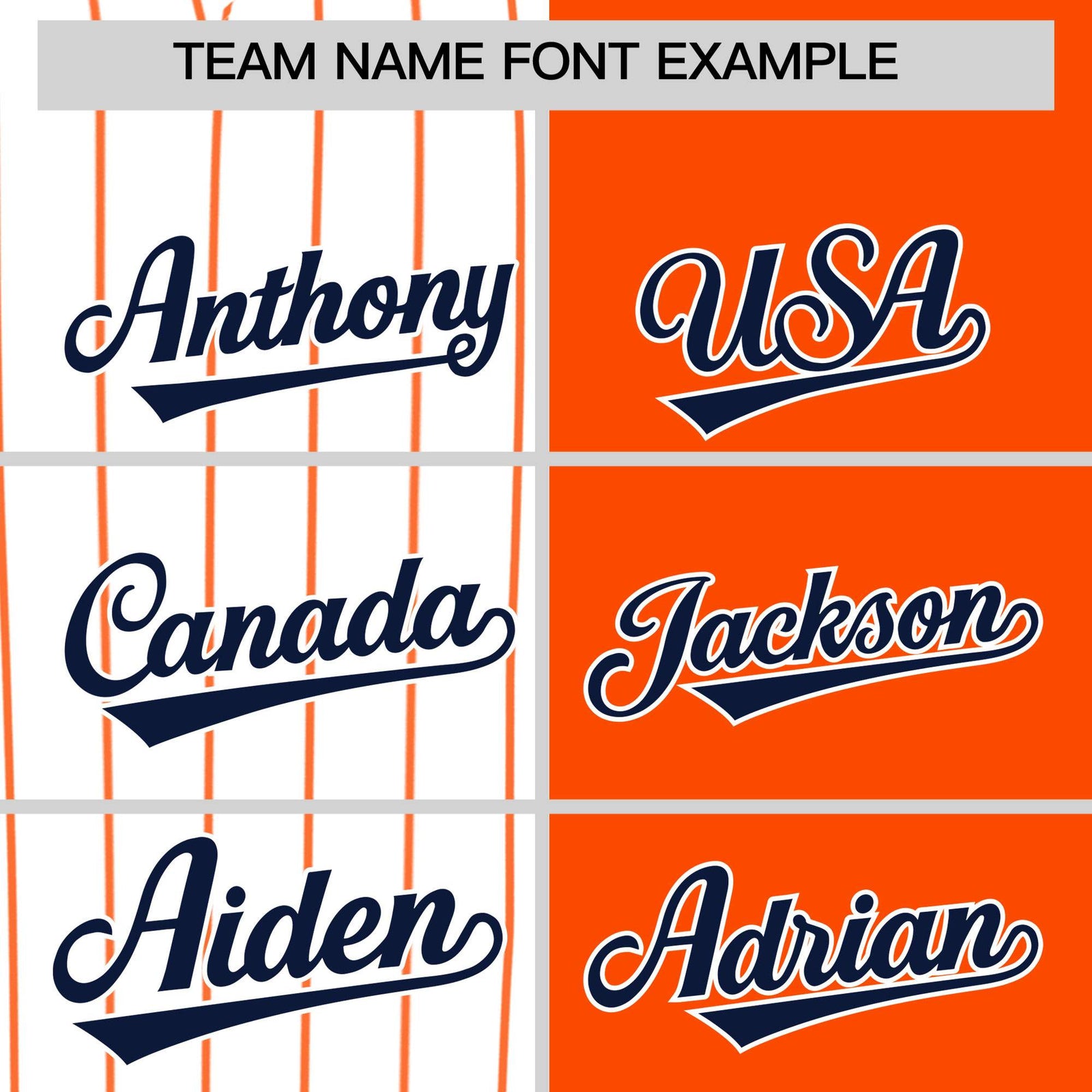 Custom White Orange and Navy Pinstripe Personalized Raglan Sleeves Authentic Baseball Jersey