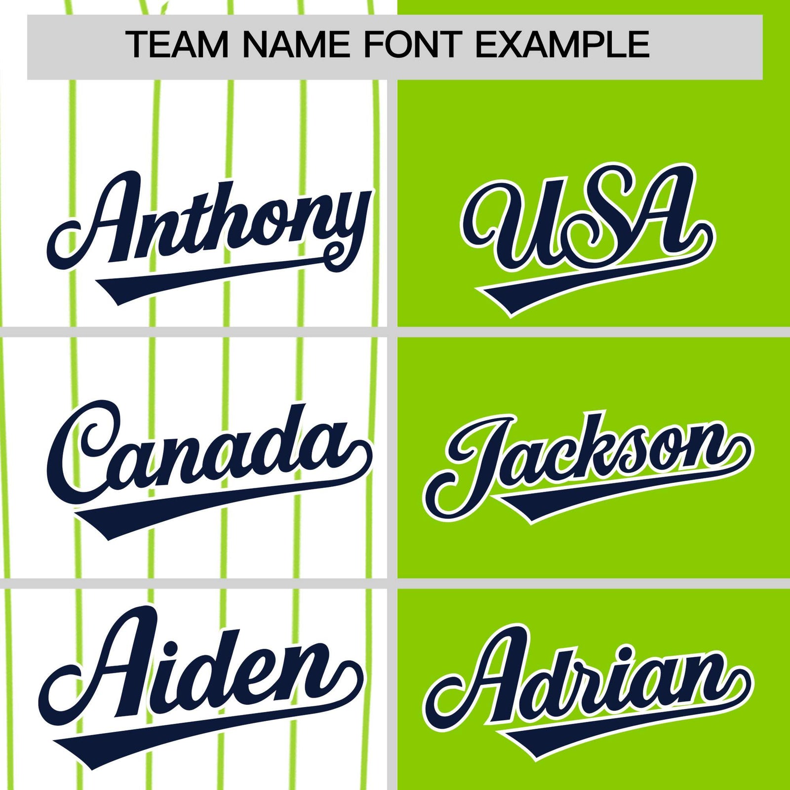Custom White Neon Green and Navy Pinstripe Personalized Raglan Sleeves Authentic Baseball Jersey