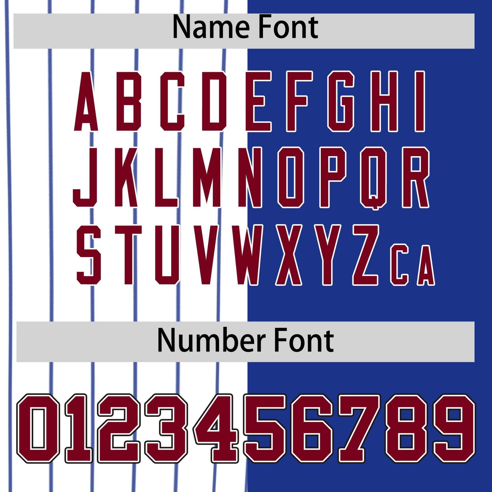 Custom White Royal and Crimson Pinstripe Personalized Raglan Sleeves Authentic Baseball Jersey