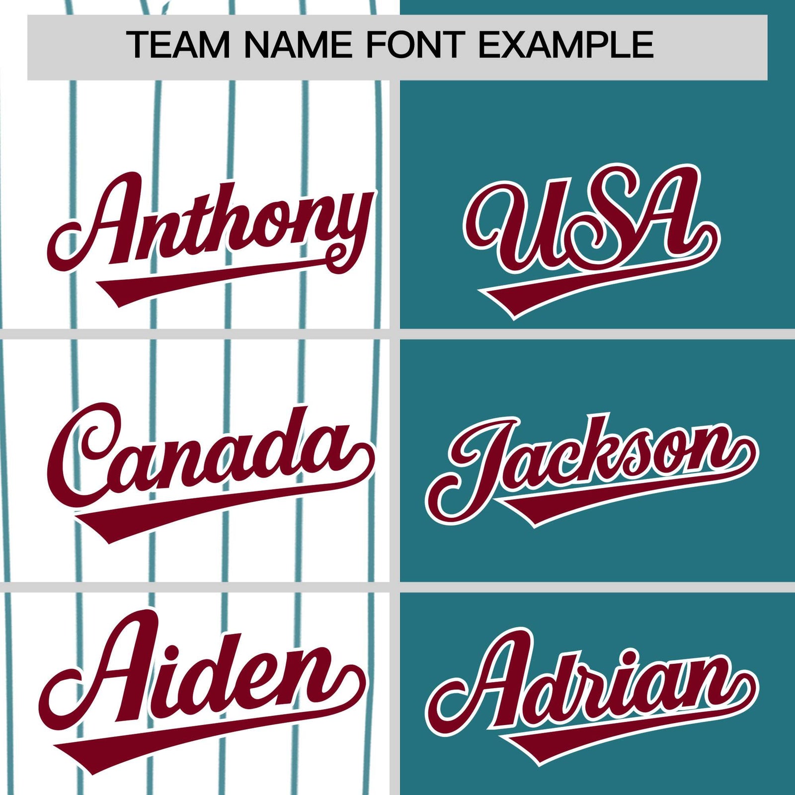 Custom White Teal and Crimson Pinstripe Personalized Raglan Sleeves Authentic Baseball Jersey