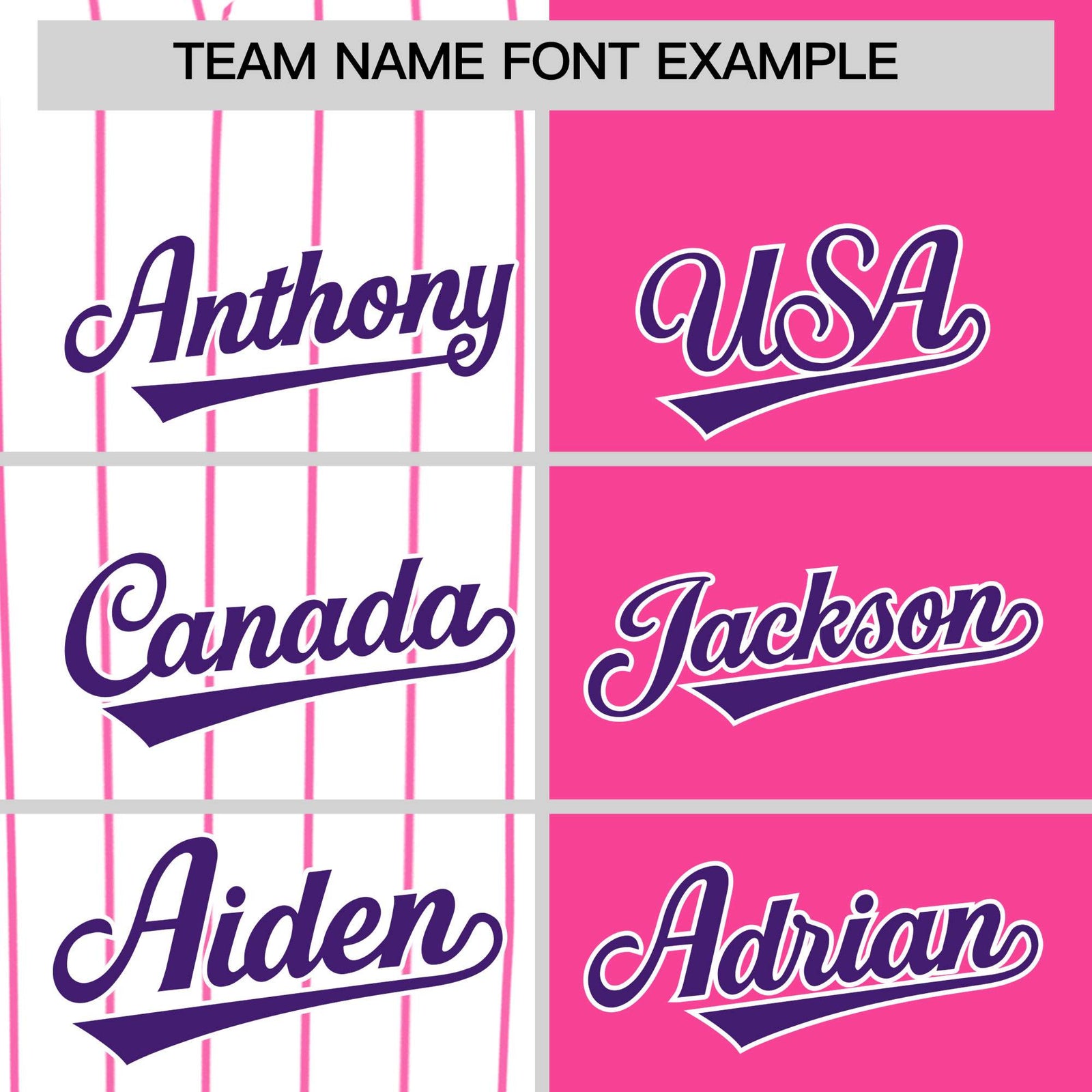 Custom White Pink and Purple Pinstripe Personalized Raglan Sleeves Authentic Baseball Jersey