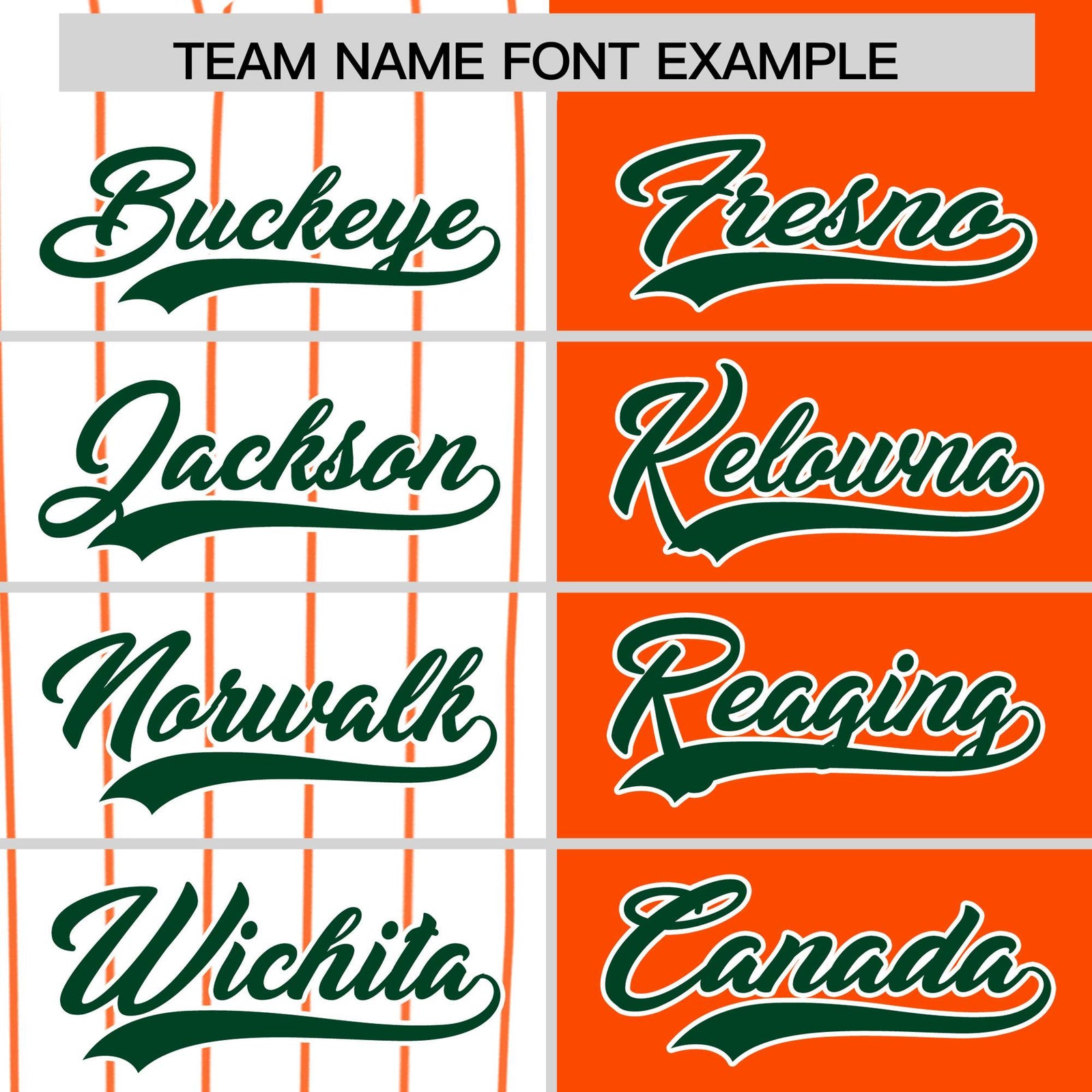 Custom White Orange and Green Pinstripe Personalized Raglan Sleeves Authentic Baseball Jersey