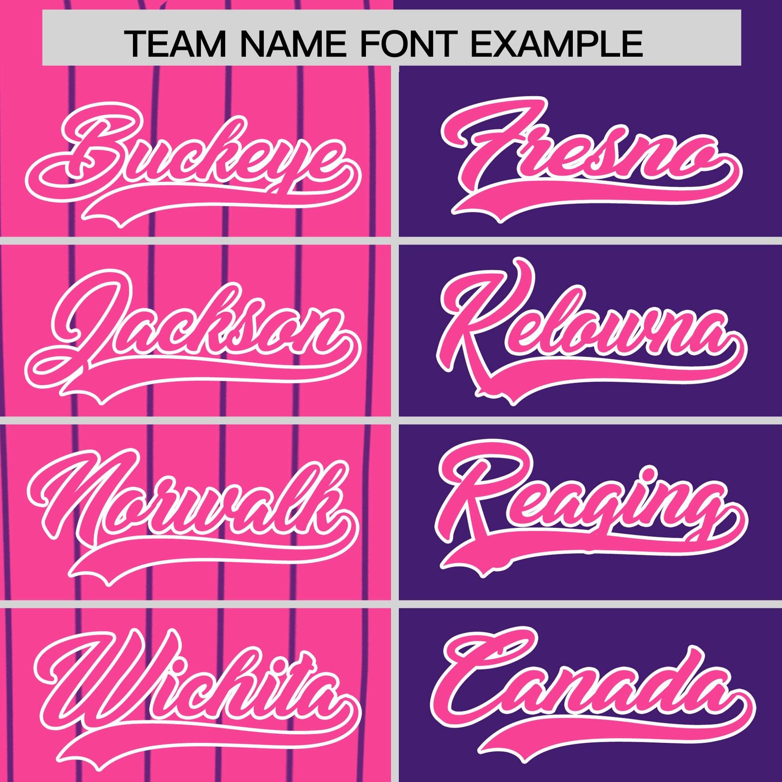 Custom Pink Purple and Black Pinstripe Personalized Raglan Sleeves Authentic Baseball Jersey