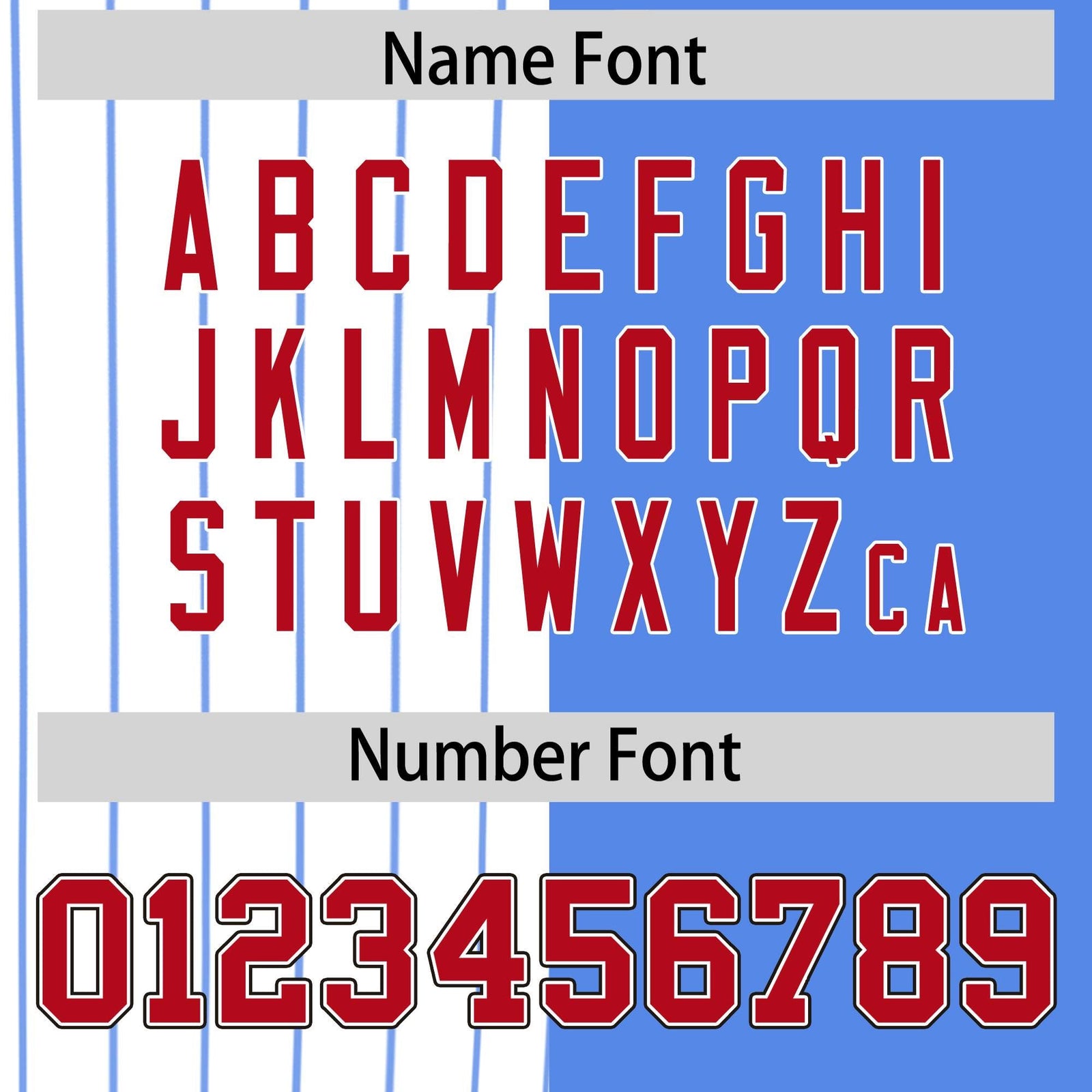 Custom White Powder Blue and Red Pinstripe Personalized Raglan Sleeves Authentic Baseball Jersey