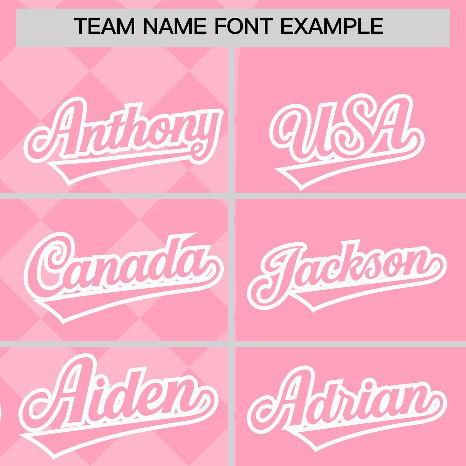 Custom Light Pink Rhombus Design Authentic Baseball Jersey