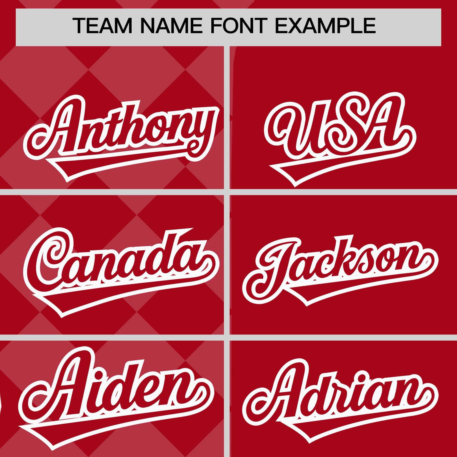 Custom Red Rhombus Design Authentic Baseball Jersey