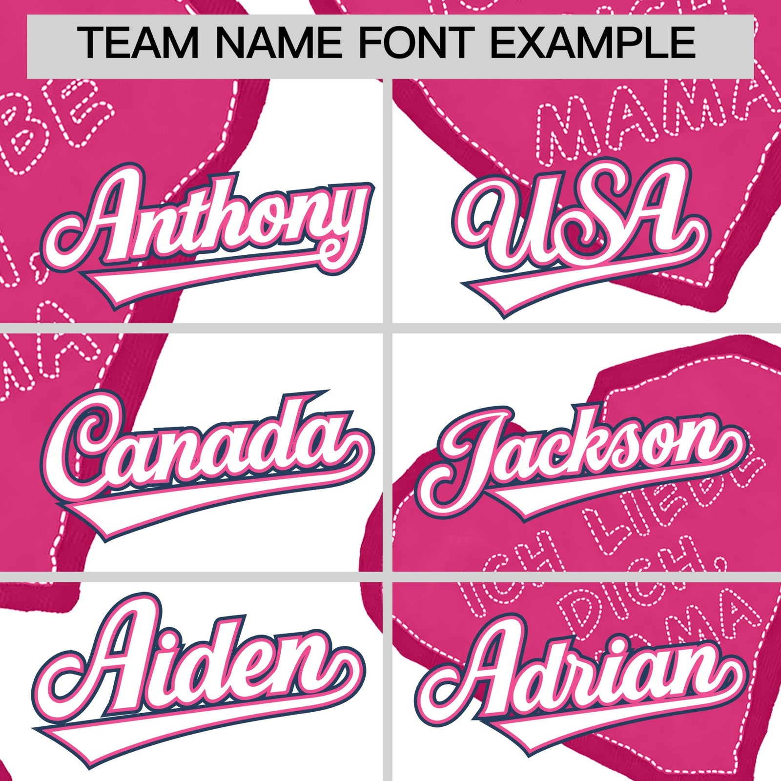 Custom White Pink Mother's Day Style Graffiti Pattern Stretch Fabric Baseball Jersey| KXKSHOP