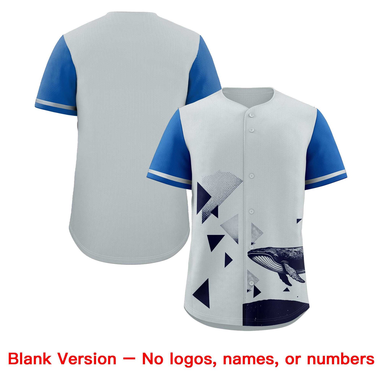 Custom Royal Silver Raptor Series Raglan Sleeves Street Style Baseball Jersey |KXKSHOP