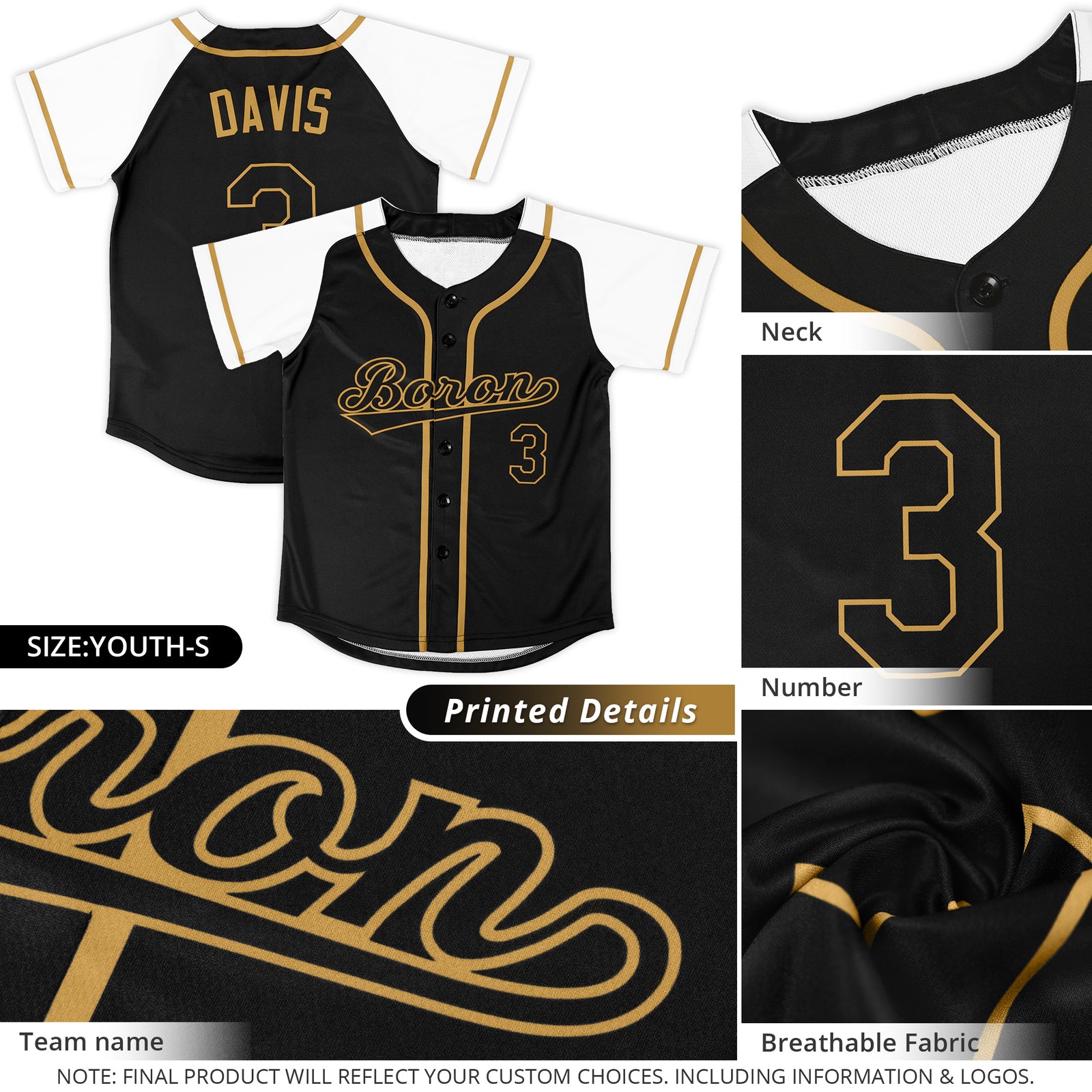 Custom Powder Blue Light Khaki Raptor Series Raglan Sleeves Casual Sports Baseball Jersey