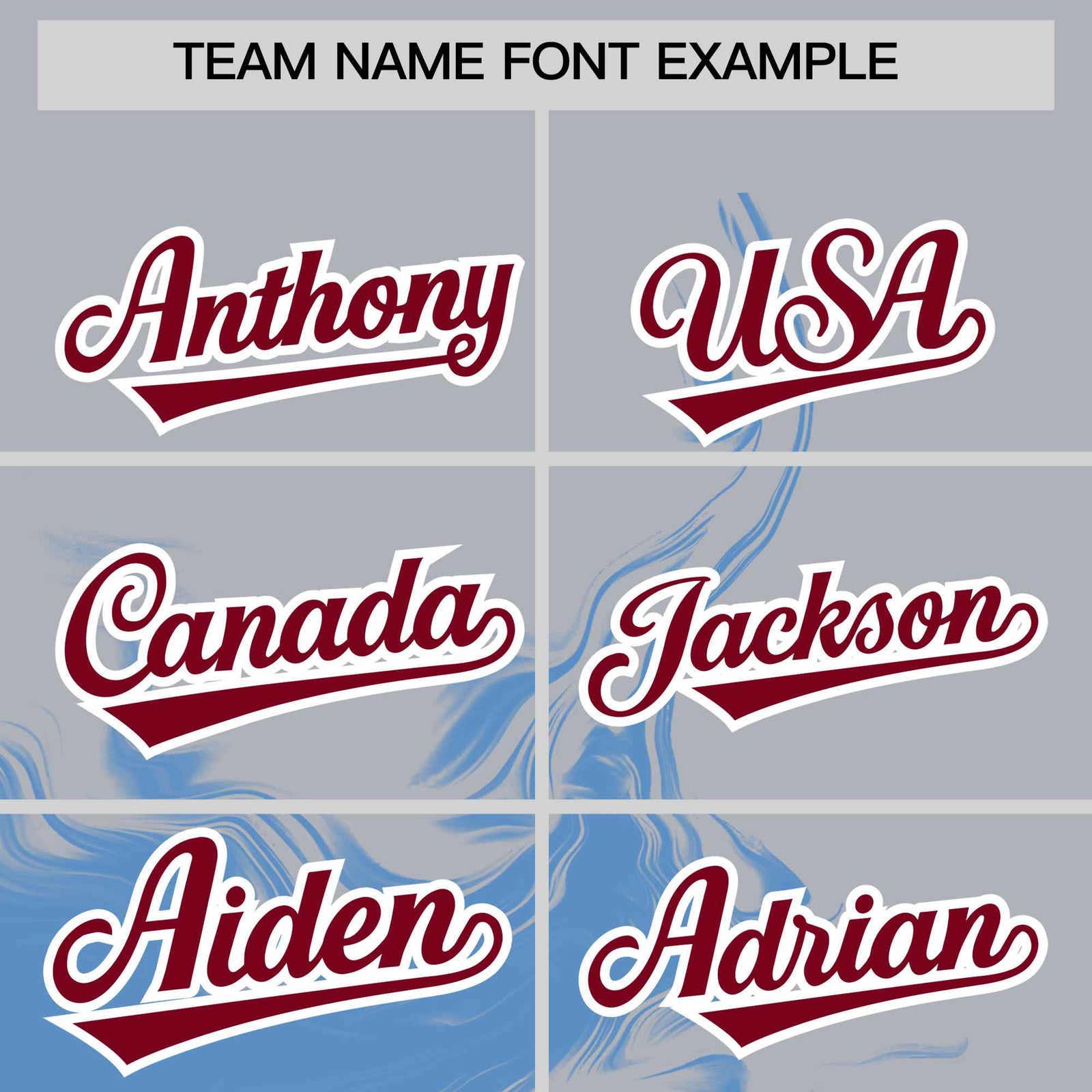 Custom Gray Powder Blue Personalized Ink Pattern Authentic Baseball Jersey