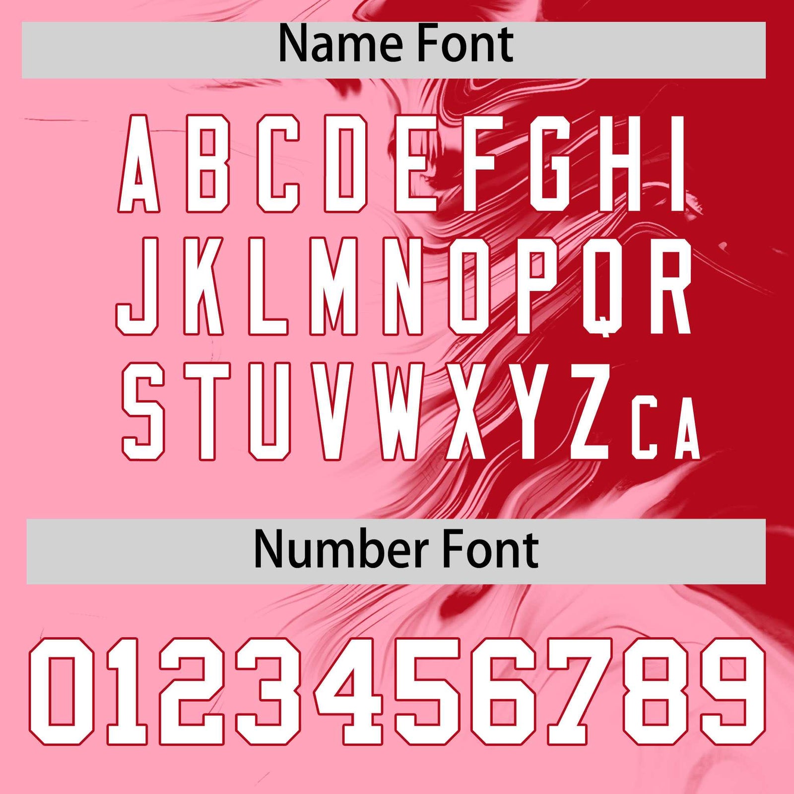 Custom Red Light Pink Personalized Ink Pattern Authentic Baseball Jersey