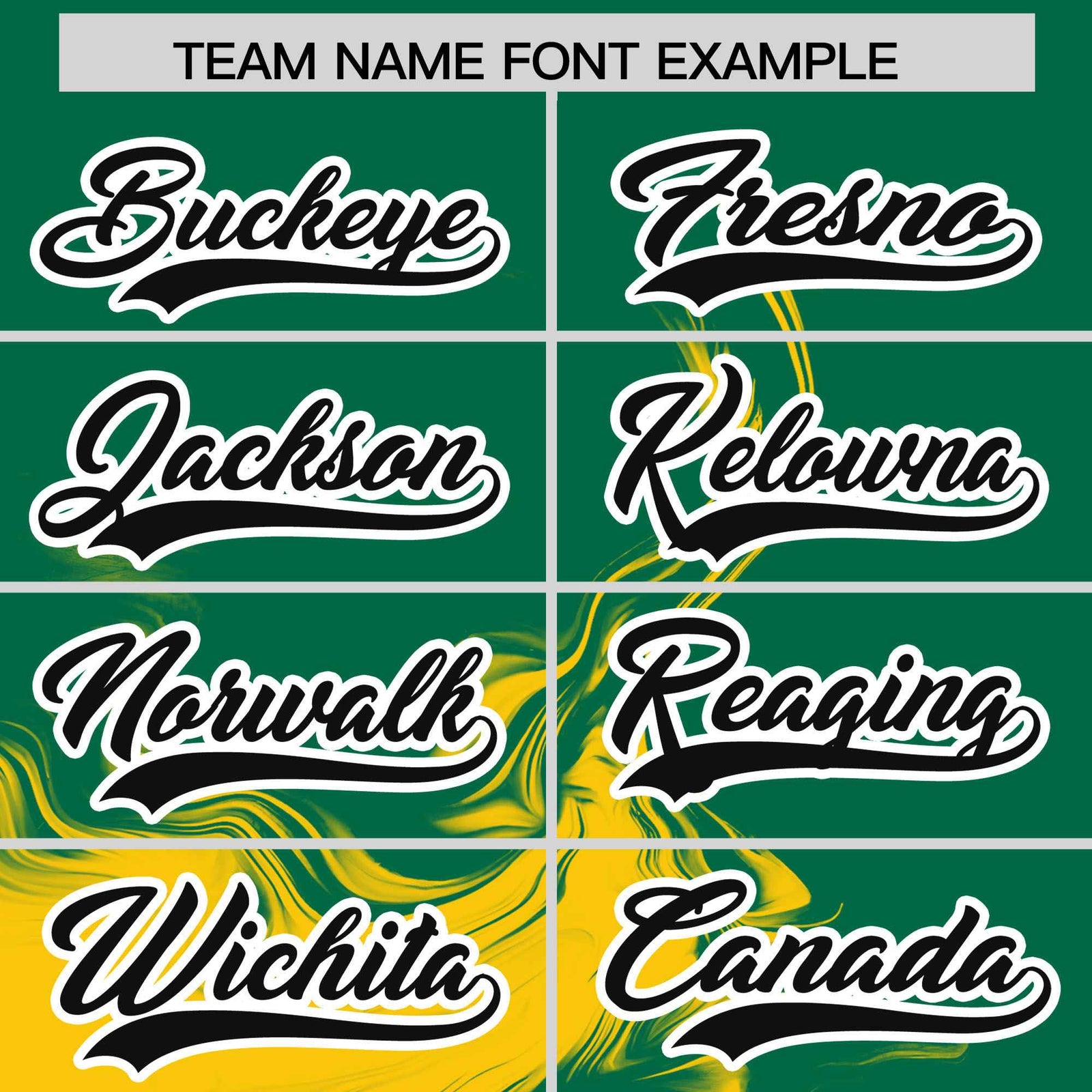 Custom Kelly Green Gold Personalized Ink Pattern Authentic Baseball Jersey