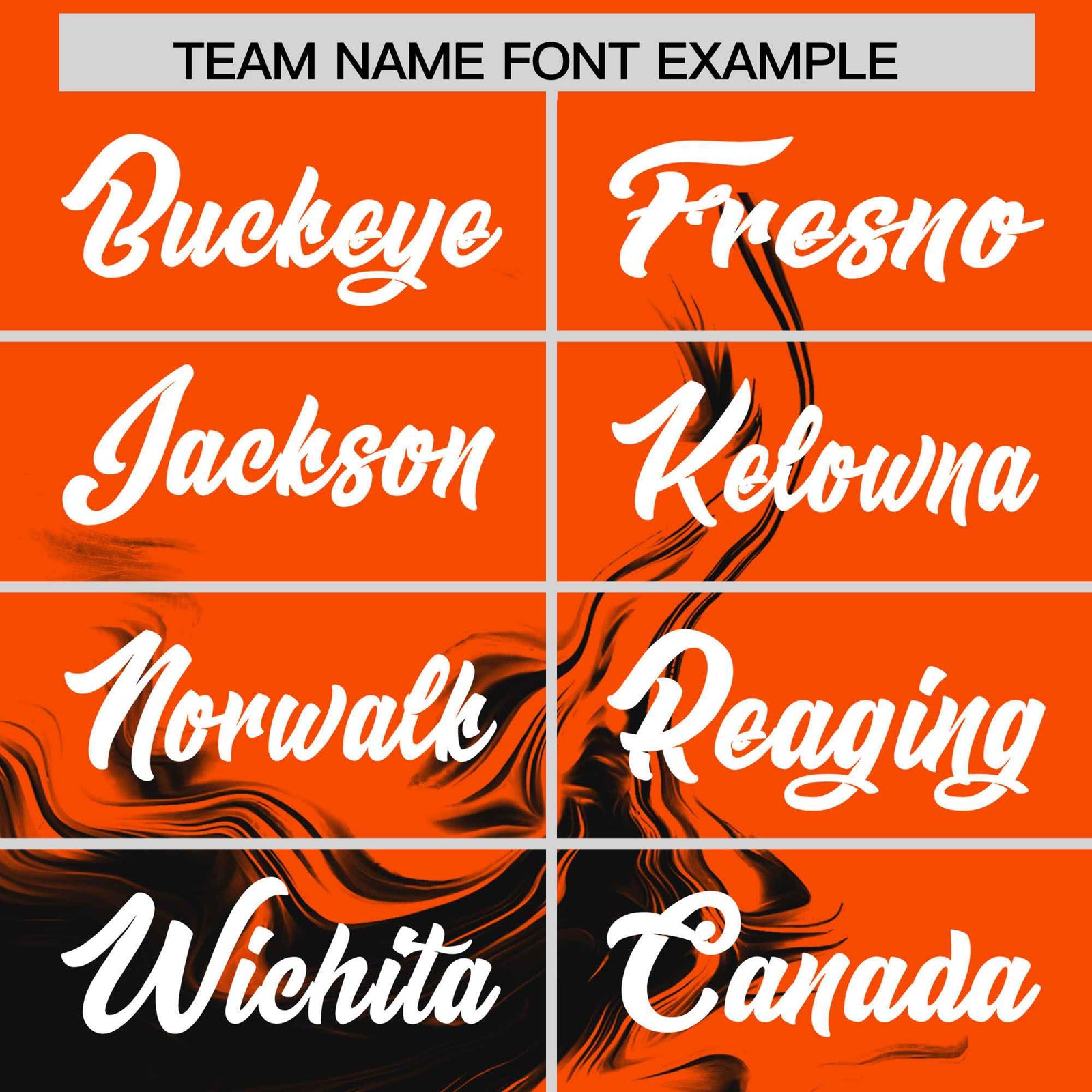 Custom Orange Black Personalized Ink Pattern Authentic Baseball Jersey