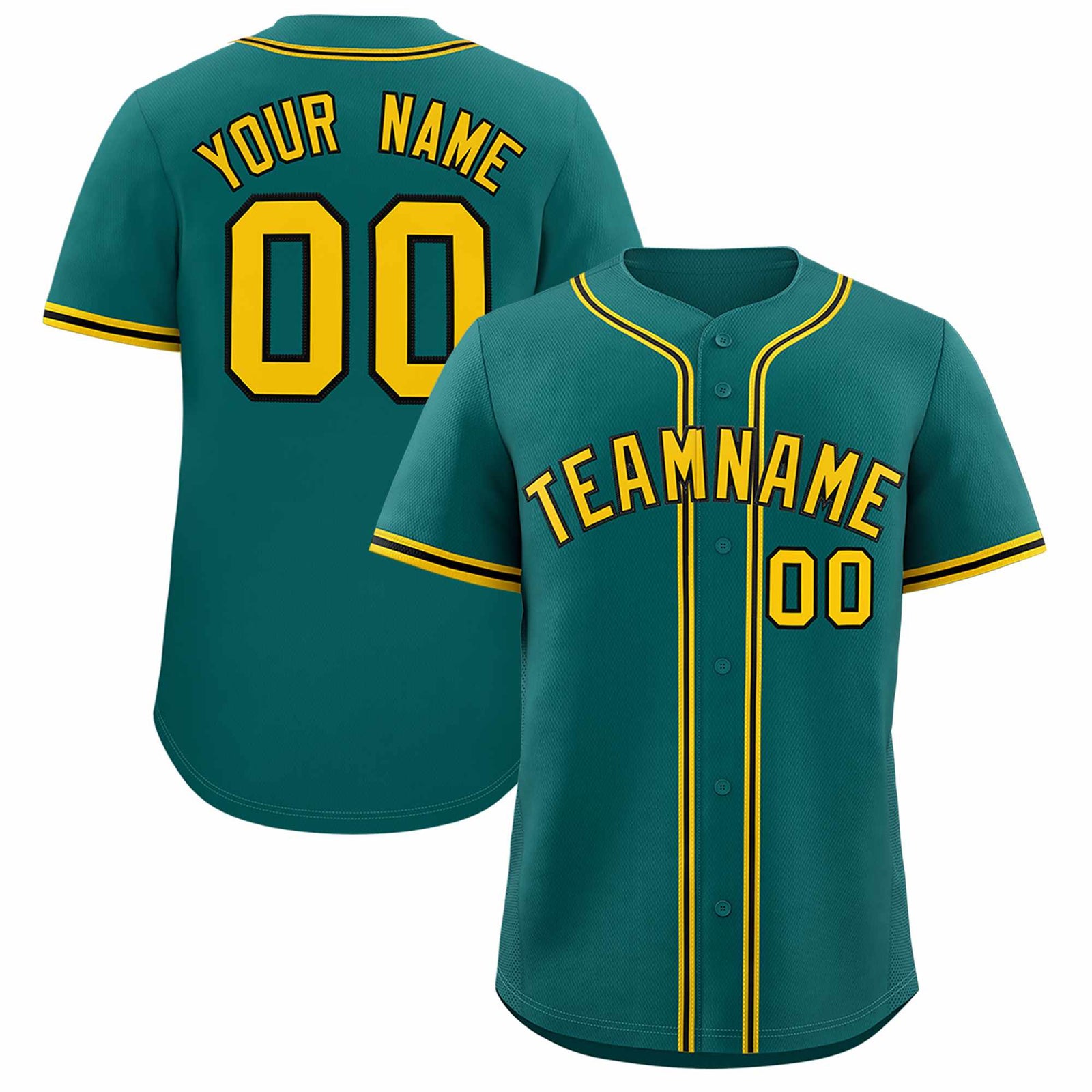Custom Aqua Classic Style Authentic Baseball Jersey