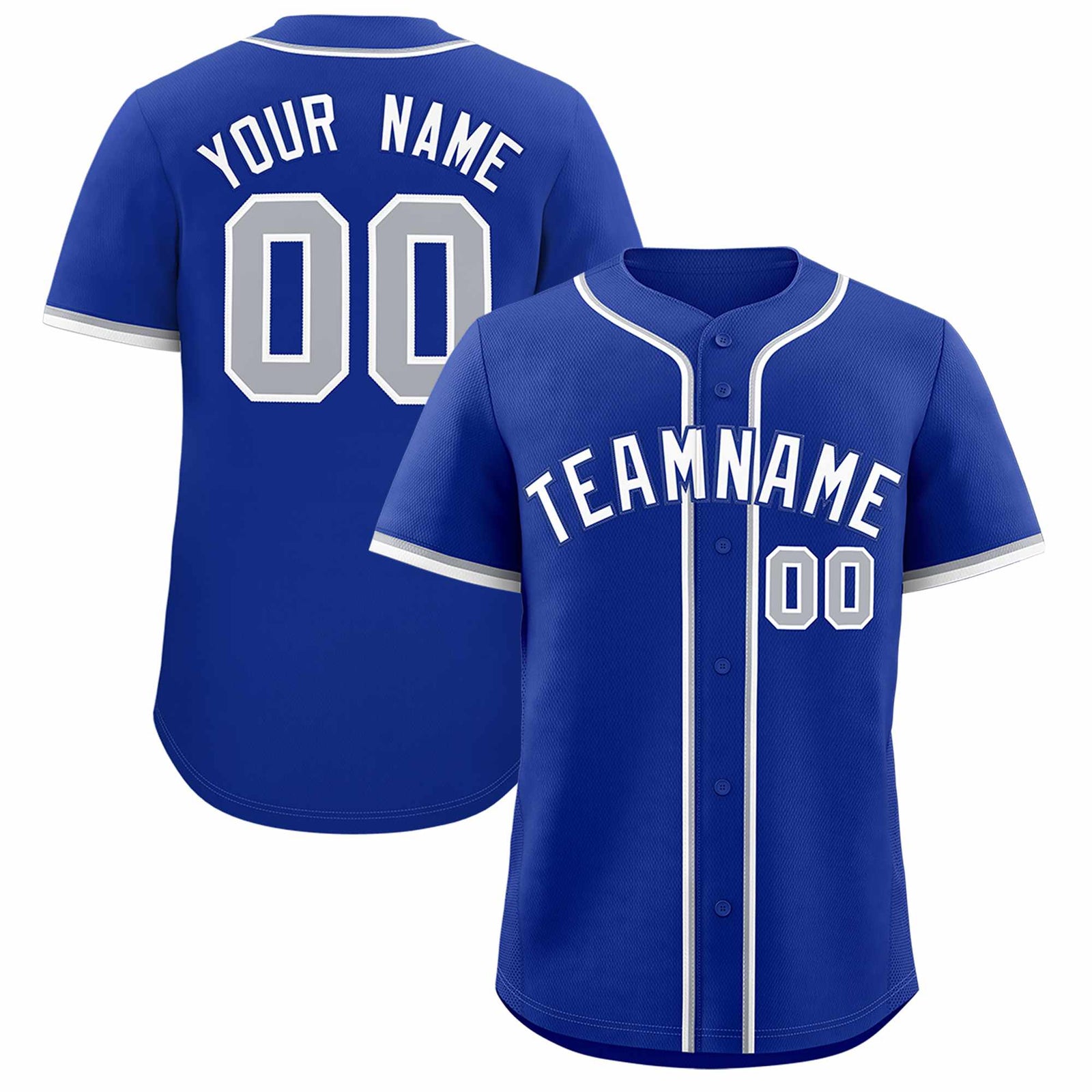 Custom Royal Classic Style Authentic Baseball Jersey