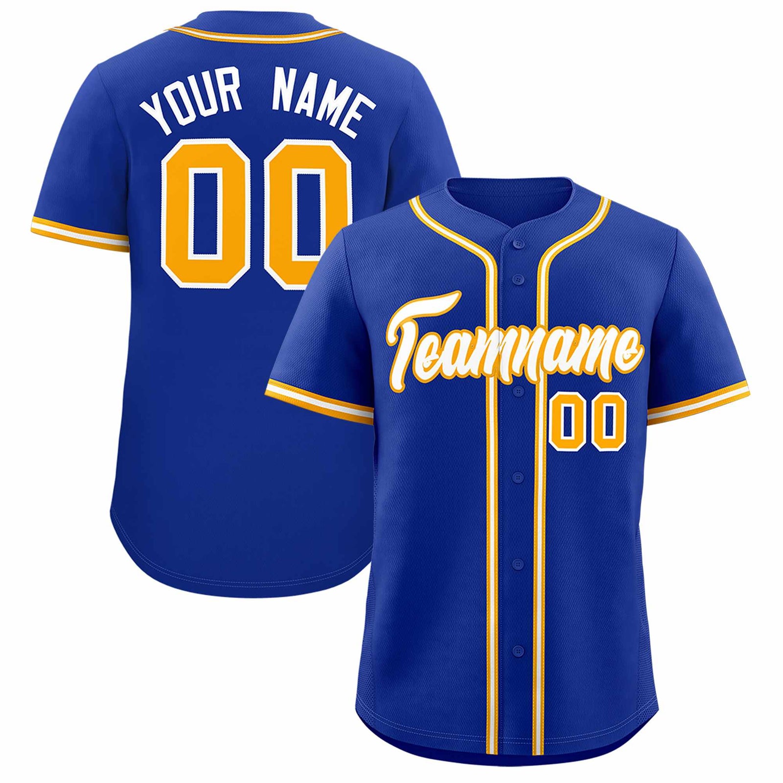 Custom Royal Classic Style Authentic Baseball Jersey