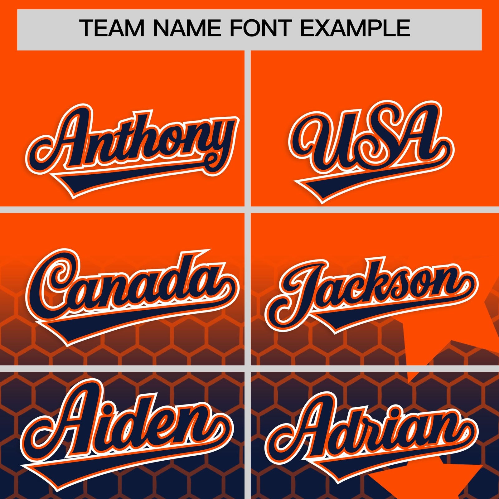 Custom Orange Navy White Rising Stars Series Gradient Fashion Baseball Jersey| KXKSHOP