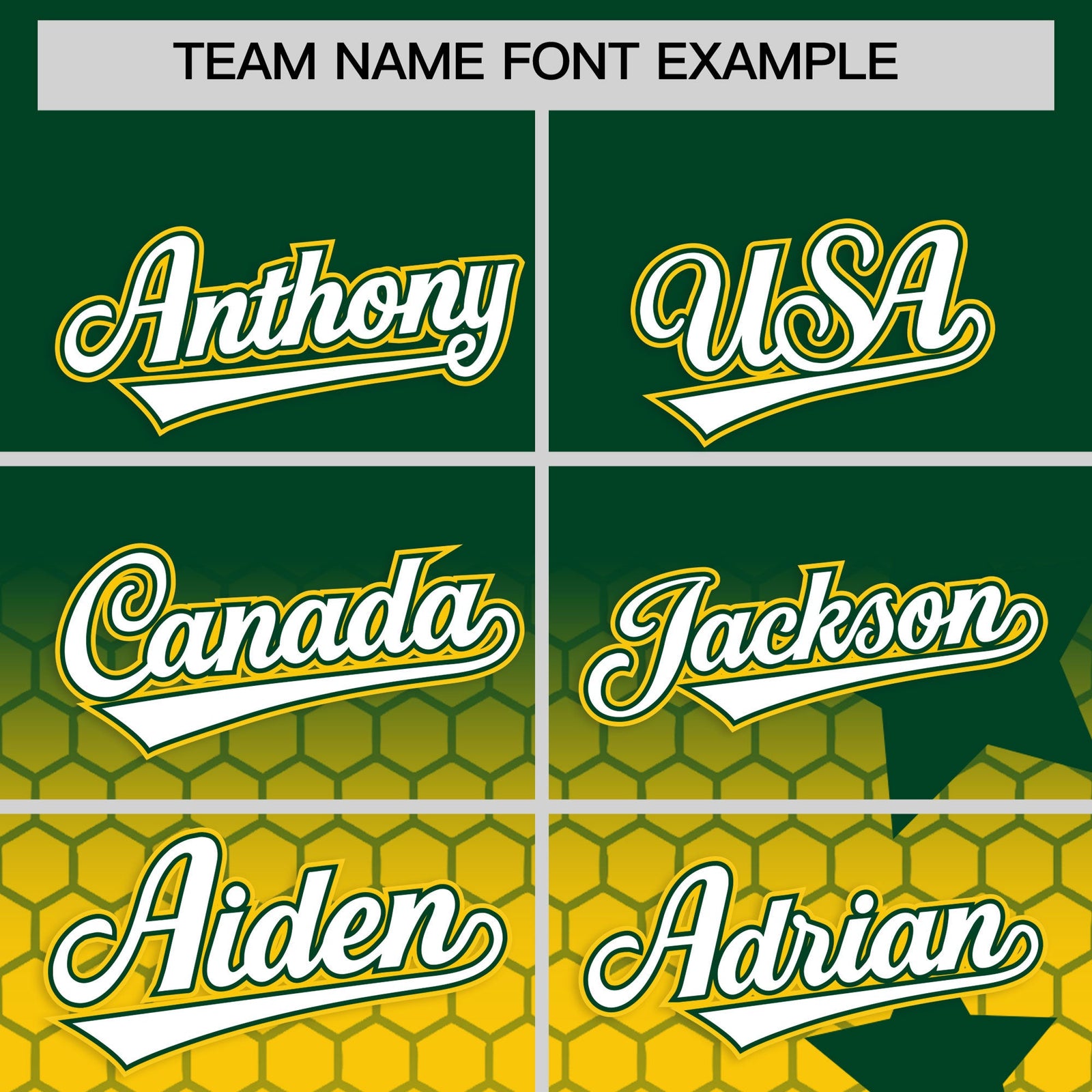 Custom Green Gold White Rising Stars Series Gradient Fashion Baseball Jersey| KXKSHOP