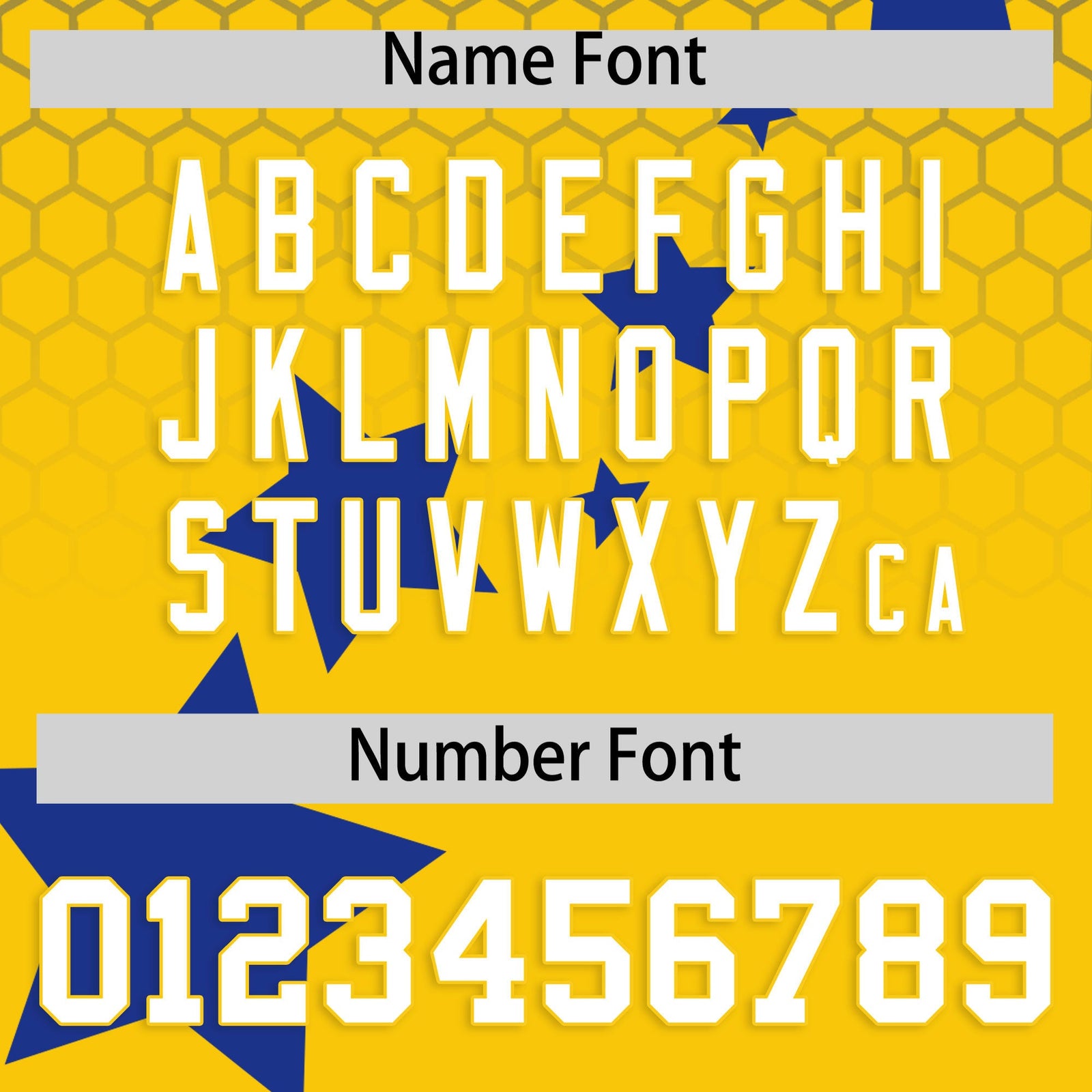 Custom Royal Blue Gold White Rising Stars Series Gradient Fashion Baseball Jersey| KXKSHOP