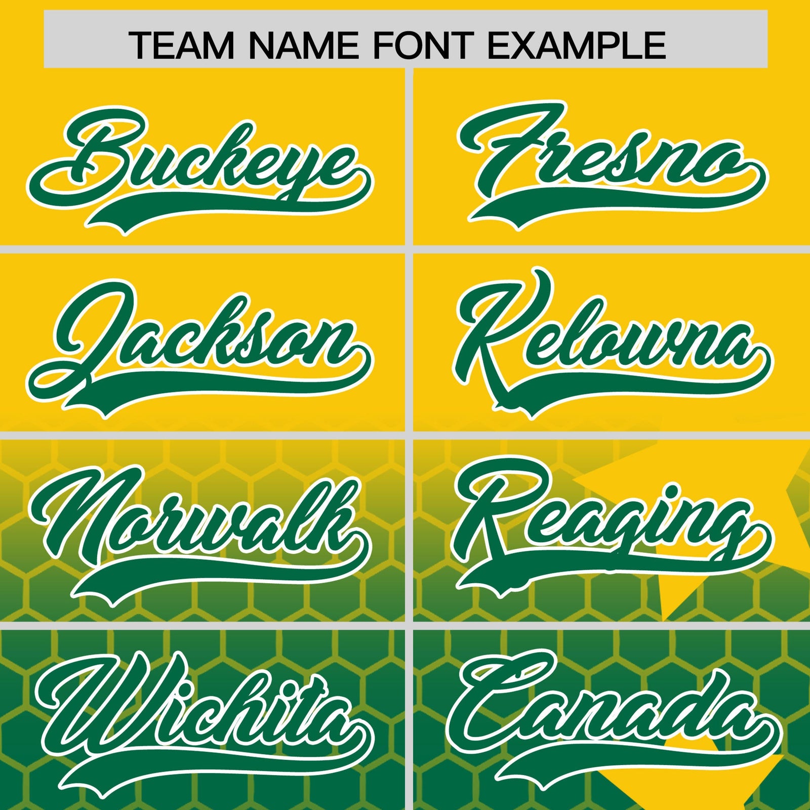 Custom Gold Kelly Green White Rising Stars Series Gradient Fashion Baseball Jersey| KXKSHOP