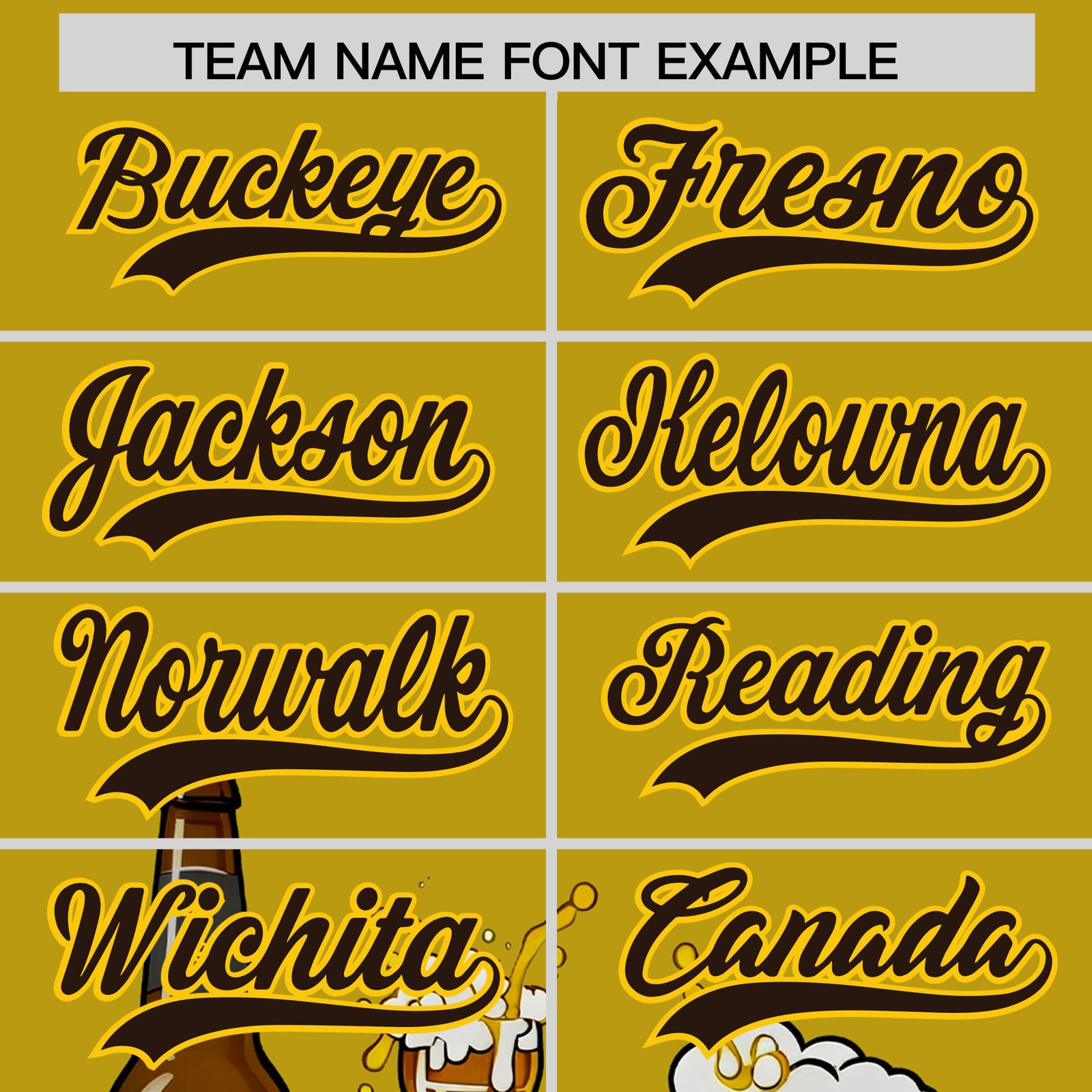 Custom Old Gold Personalized Team Shirts for Parties & Training | KXKSHOP