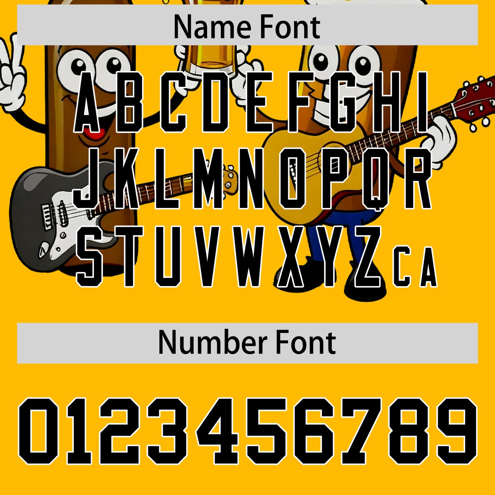 Custom Yellow Personalized Team Shirts for Parties & Training | KXKSHOP