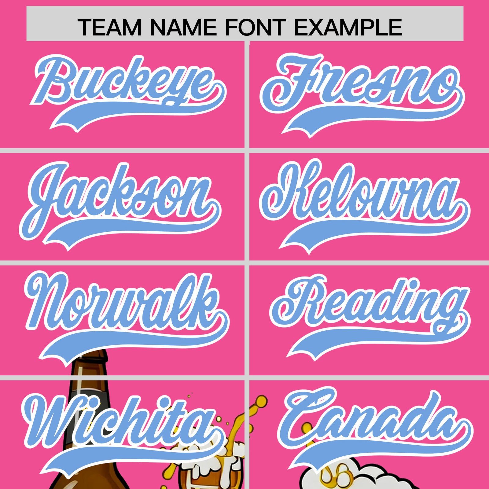 Custom Pink Personalized Team Shirts for Parties & Training | KXKSHOP