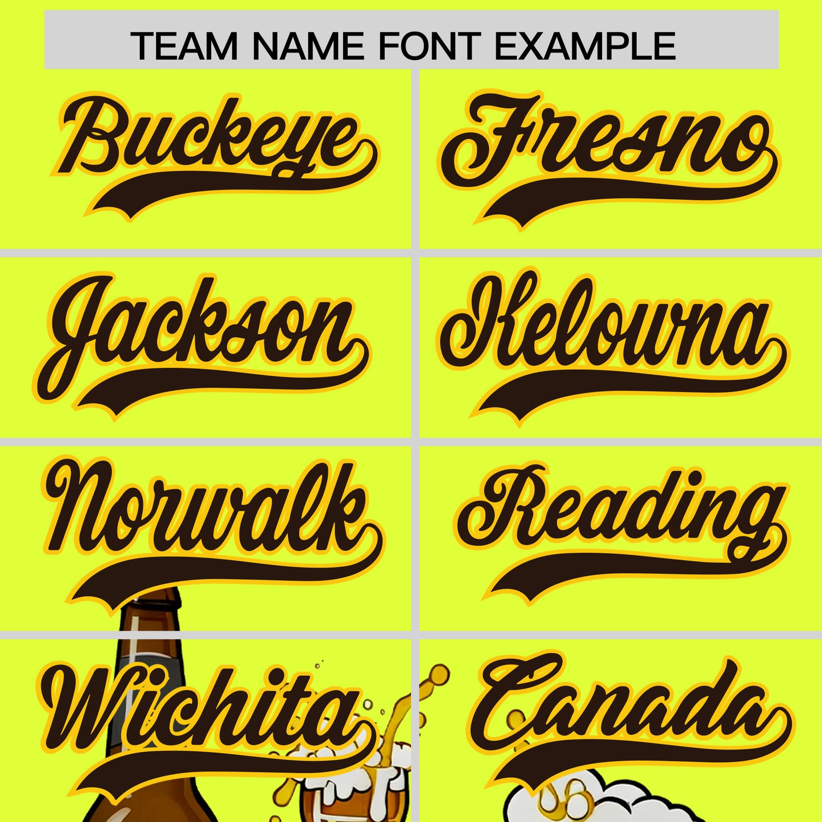 Custom Fluorescent Green Personalized Team Shirts for Parties & Training | KXKSHOP