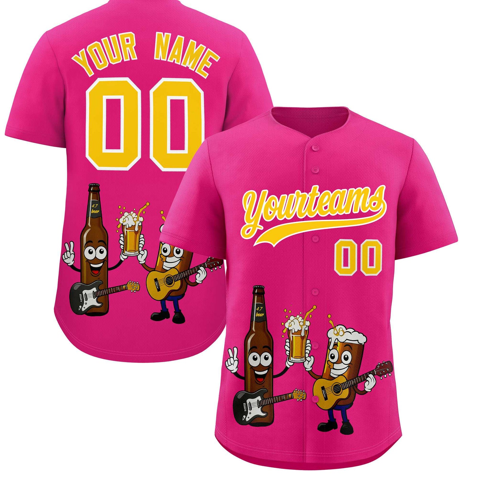 Custom Rose Red Personalized Team Shirts for Parties & Training | KXKSHOP