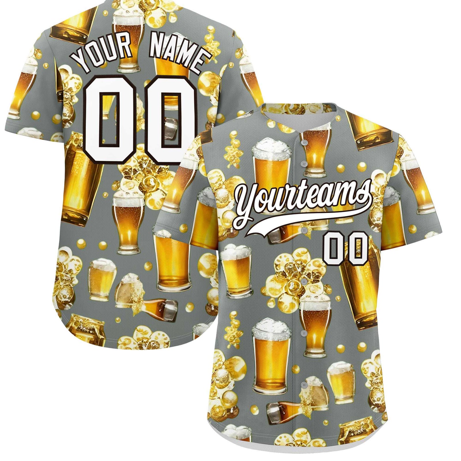 Custom Gray Personalized Team Shirts for Parties & Training | KXKSHOP
