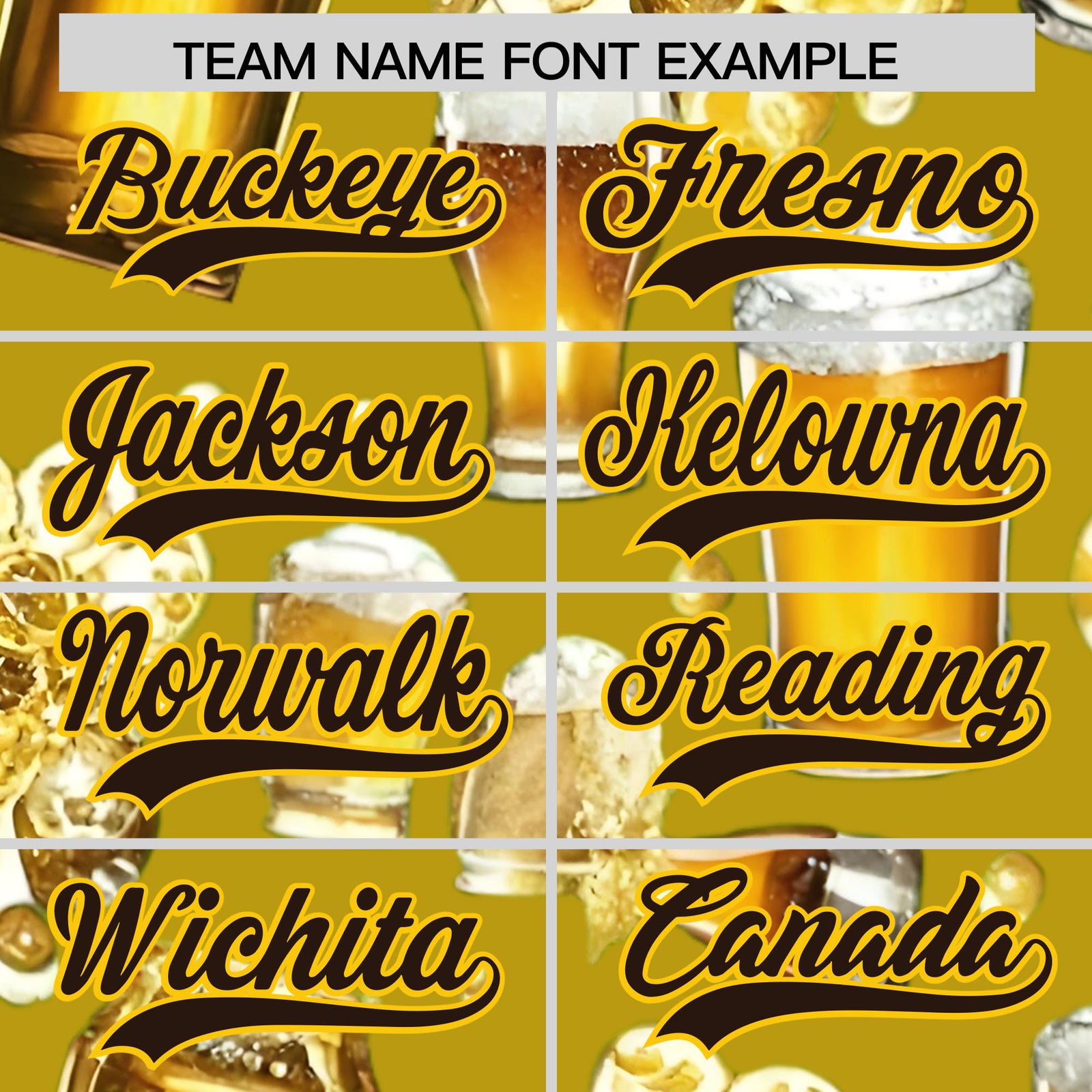 Custom Old Gold Personalized Team Shirts for Parties & Training | KXKSHOP