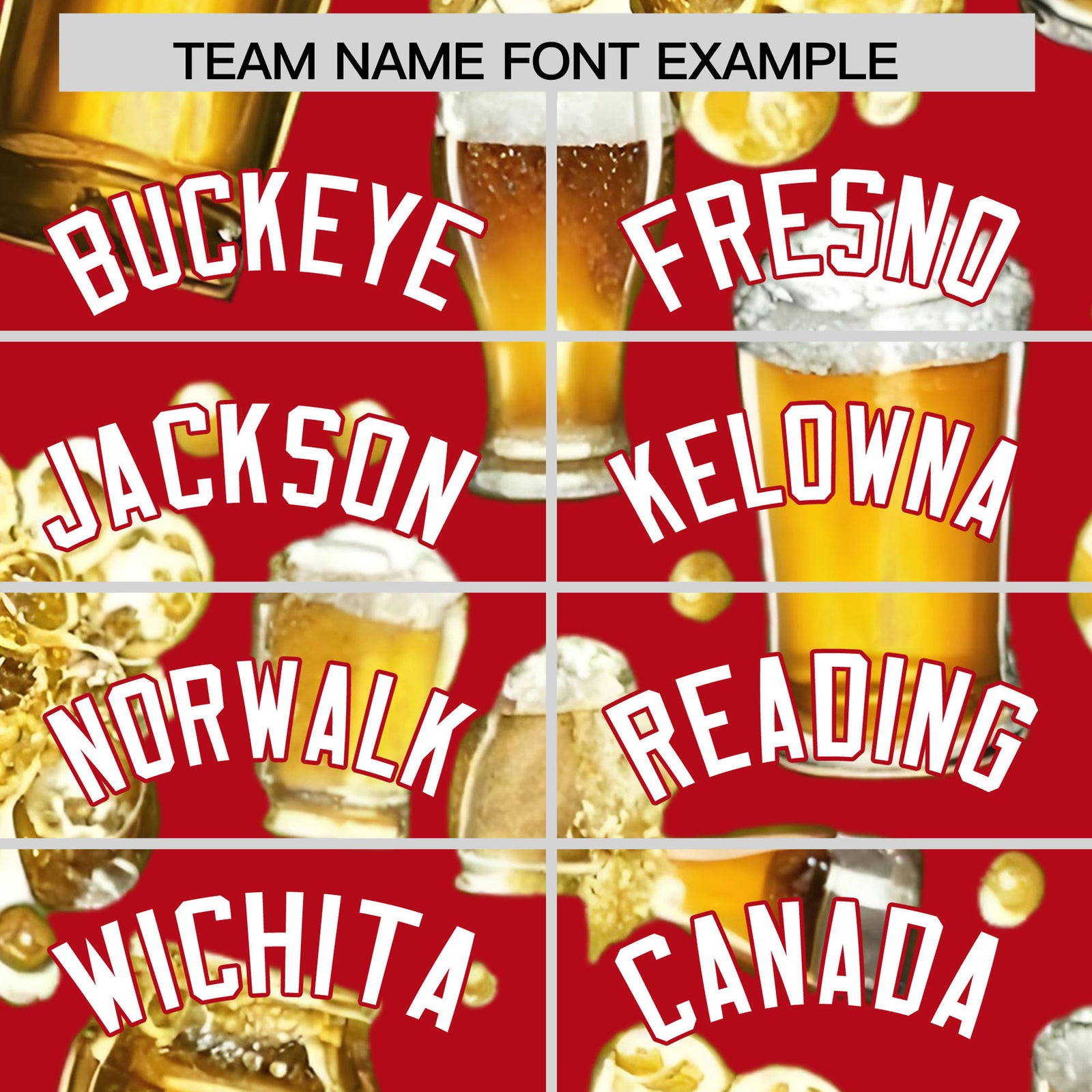 Custom Red Personalized Team Shirts for Parties & Training | KXKSHOP