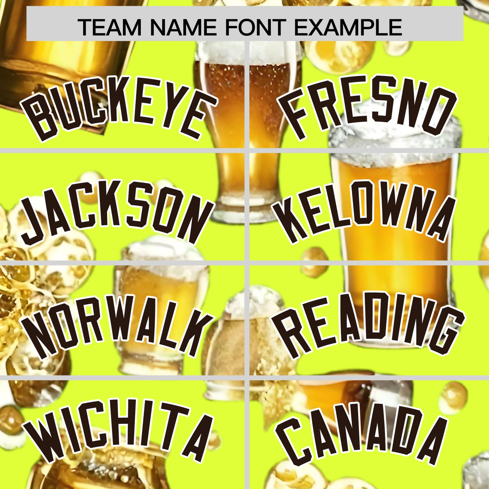 Custom Fluorescent Green Personalized Team Shirts for Parties & Training | KXKSHOP