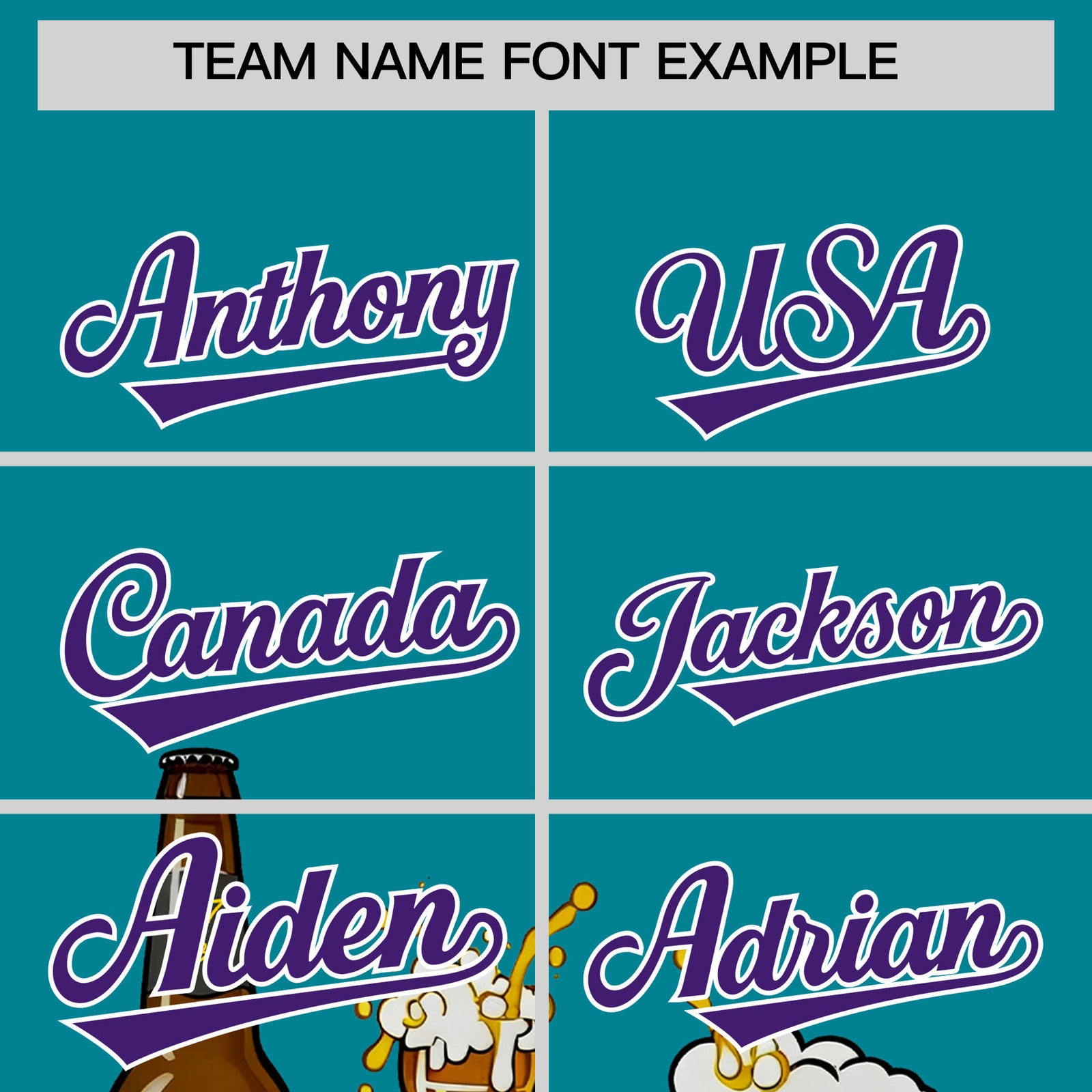 Custom Teal Personalized Team Shirts for Parties & Training | KXKSHOP