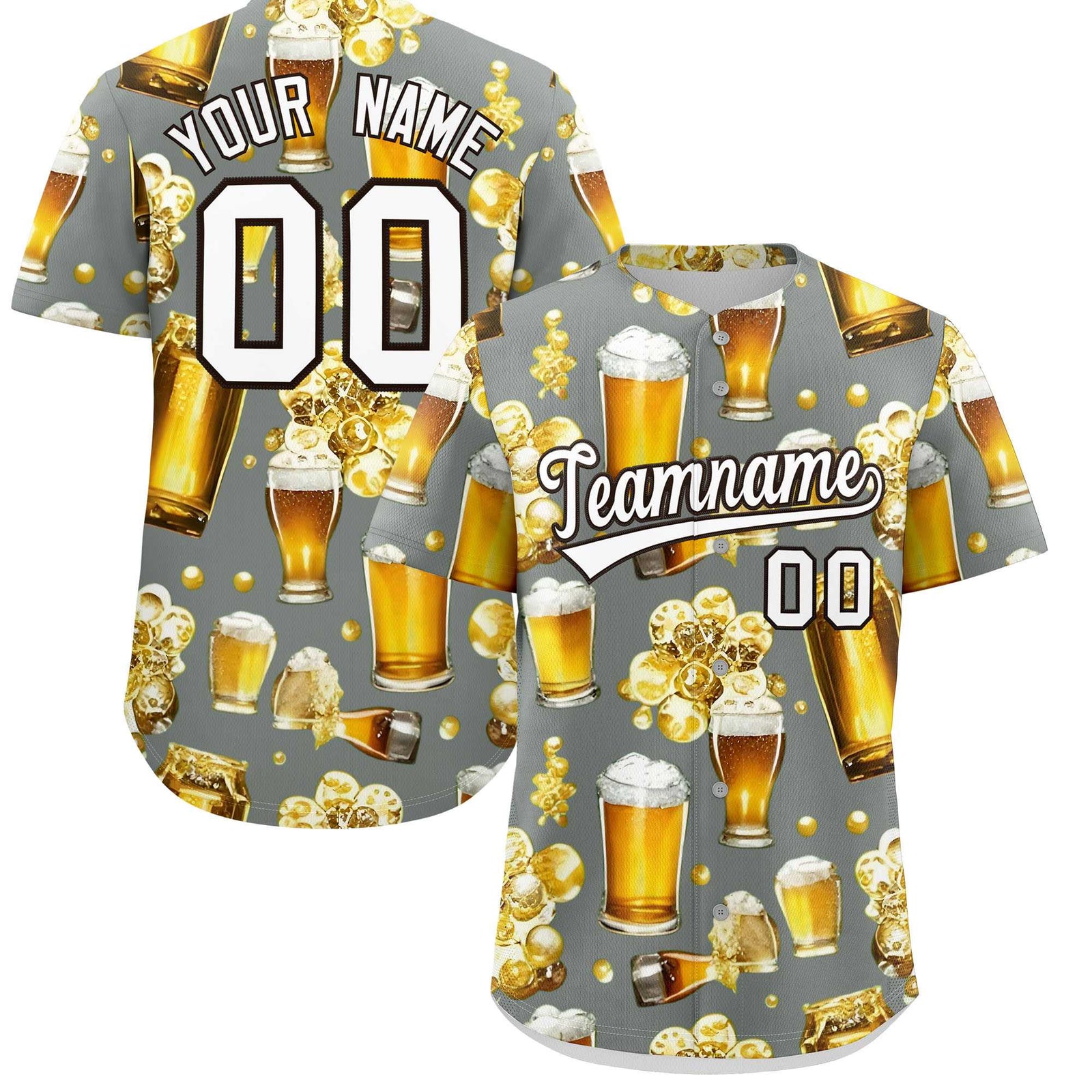 Custom Gray Personalized Team Shirts for Parties & Training | KXKSHOP
