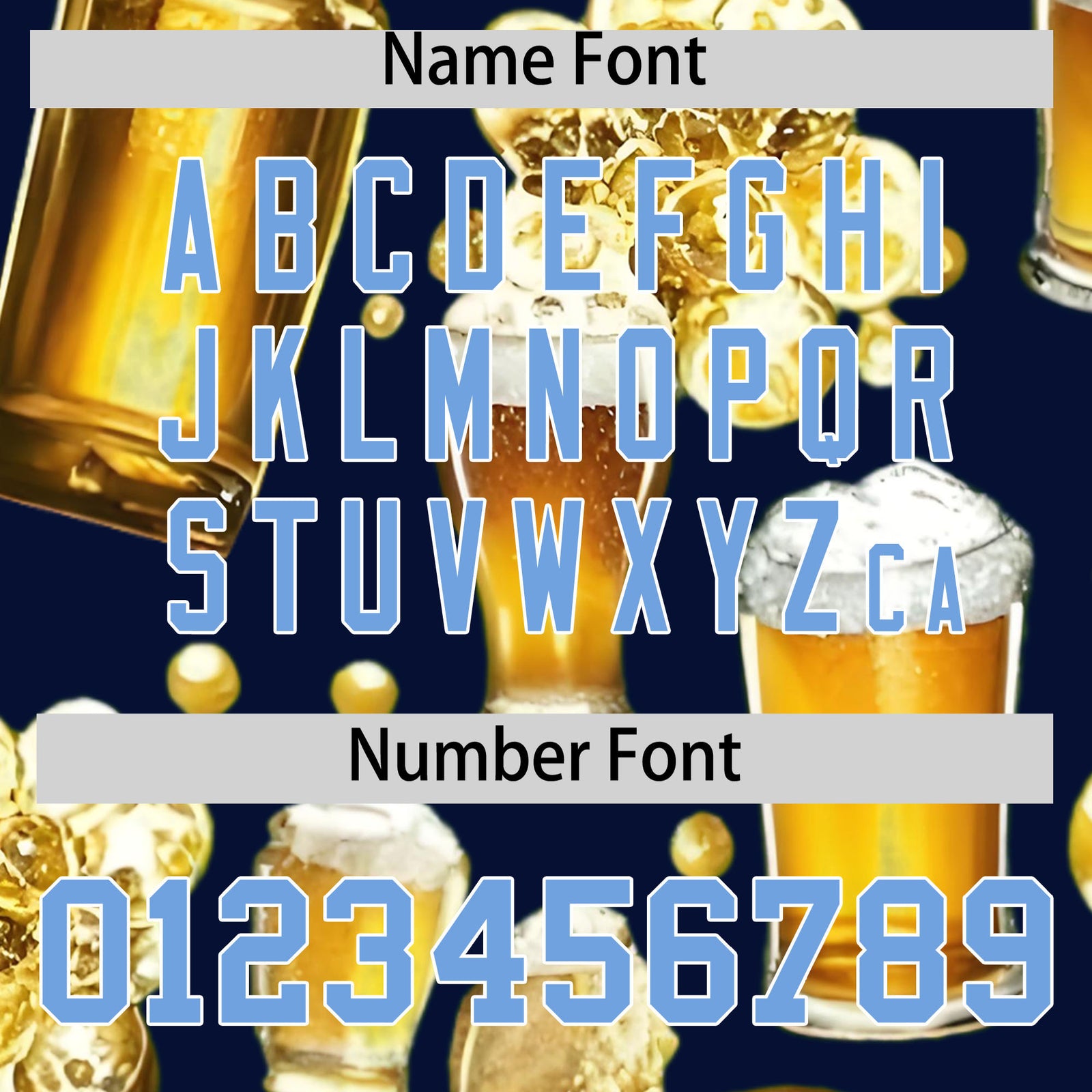 Custom Navy Personalized Team Shirts for Parties & Training | KXKSHOP