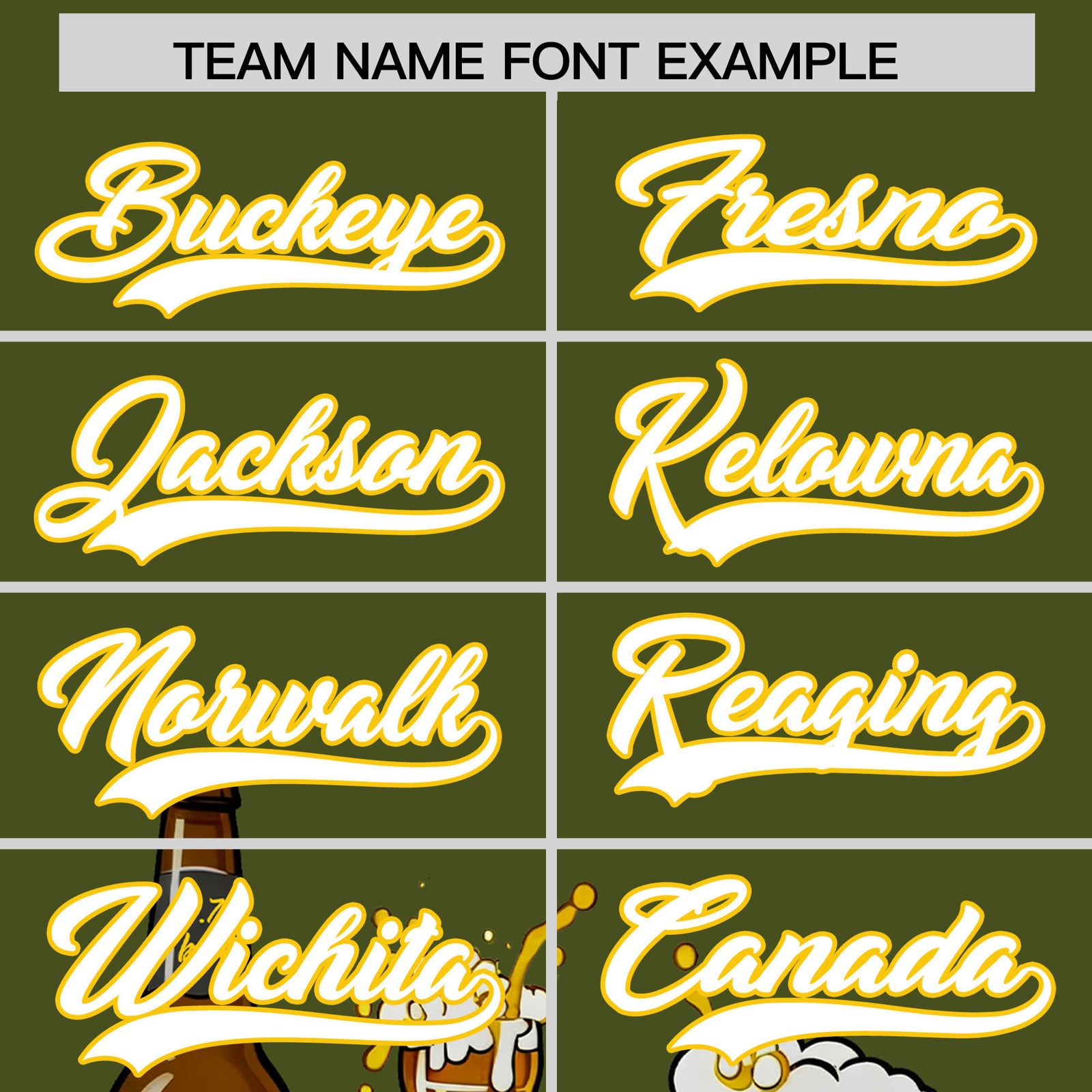 Custom Olive Personalized Team Shirts for Parties & Training | KXKSHOP