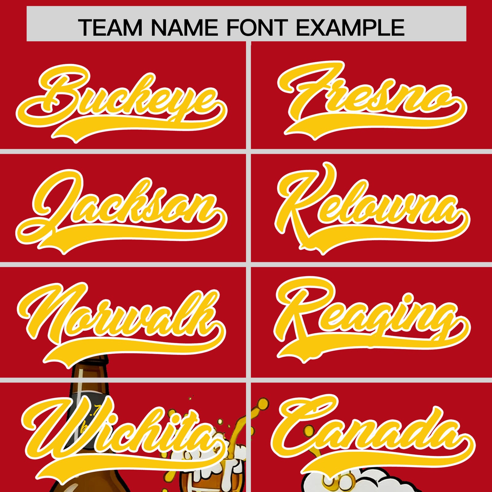 Custom Red Personalized Team Shirts for Parties & Training | KXKSHOP