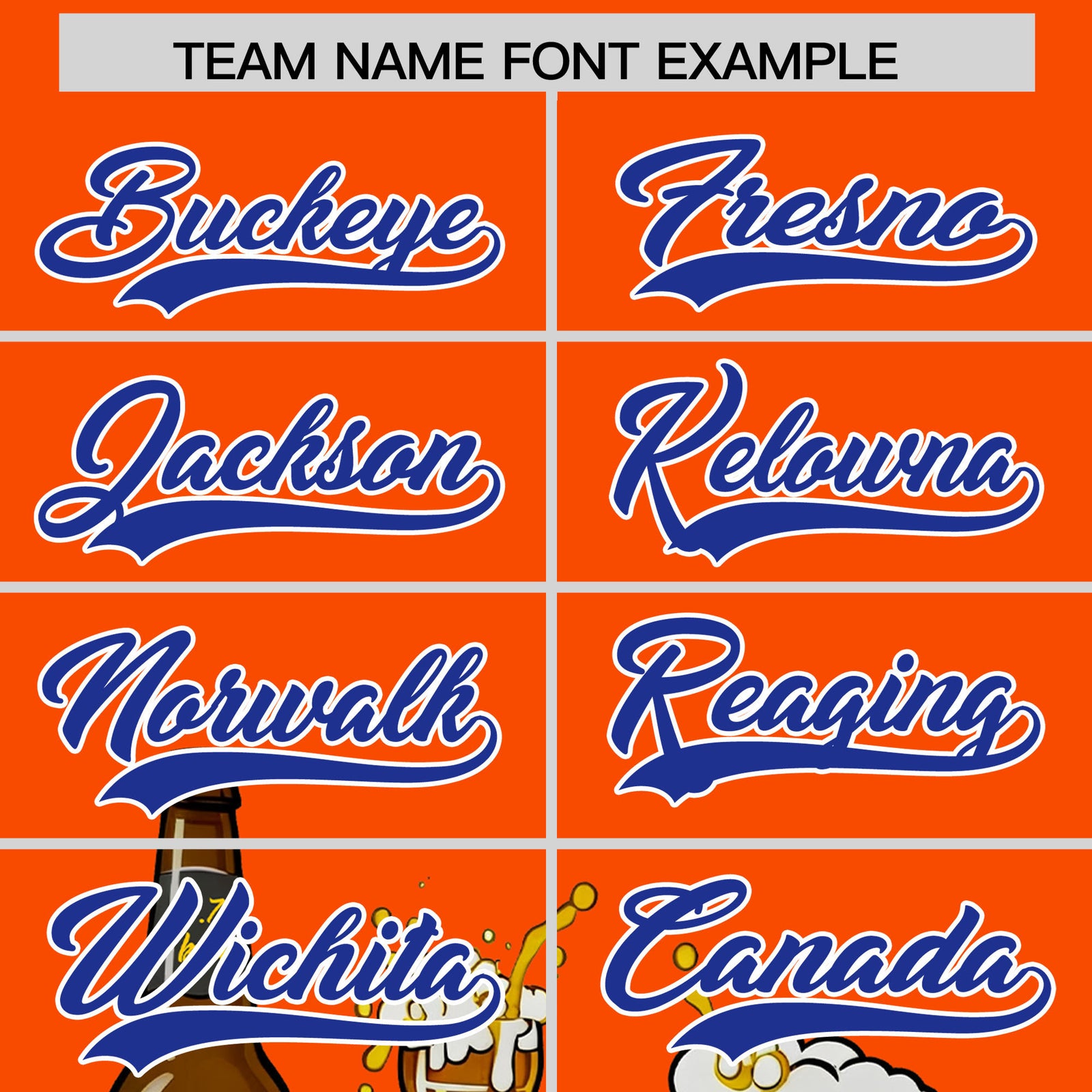 Custom Orange Personalized Team Shirts for Parties & Training | KXKSHOP