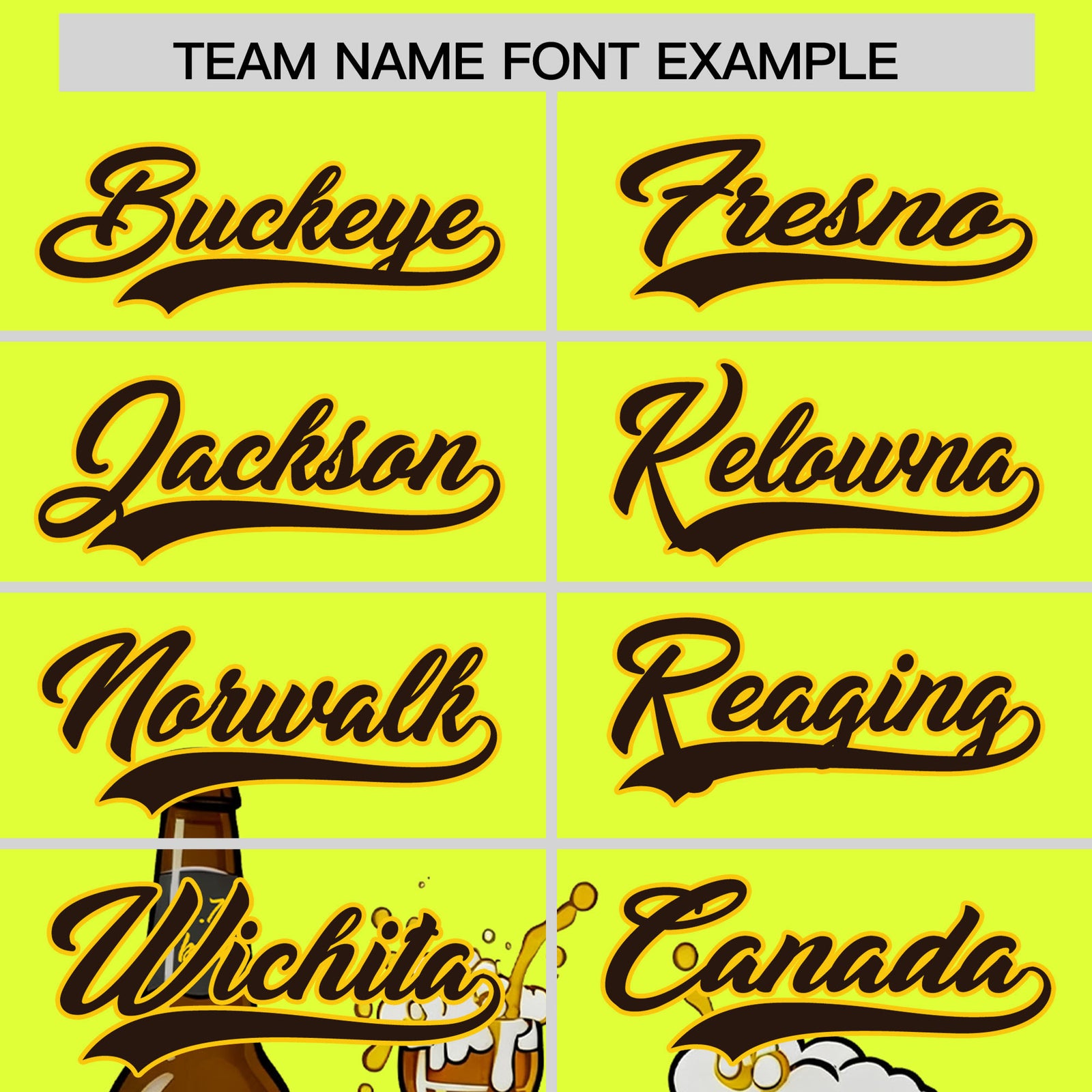 Custom Fluorescent Green Personalized Team Shirts for Parties & Training | KXKSHOP