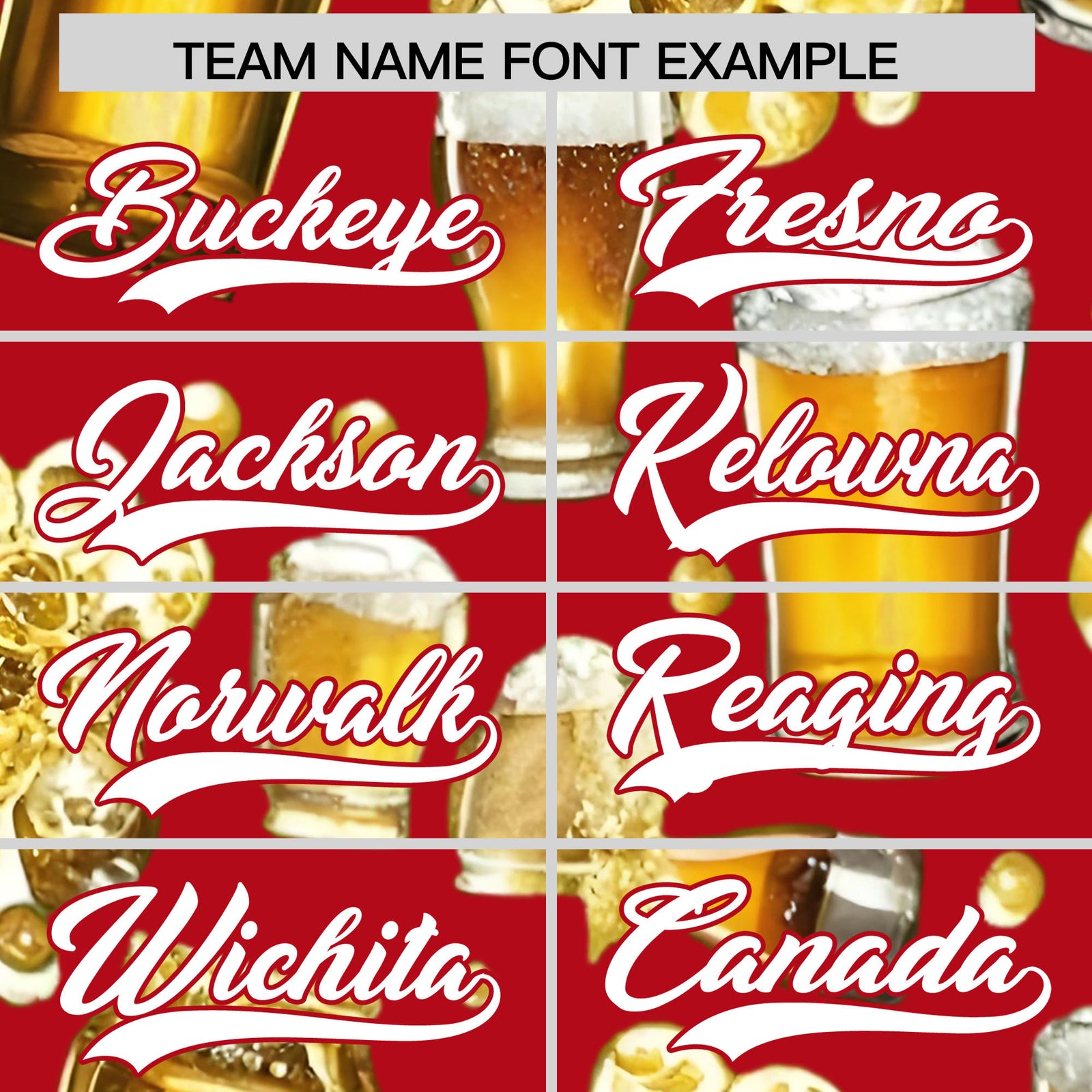 Custom Red Personalized Team Shirts for Parties & Training | KXKSHOP