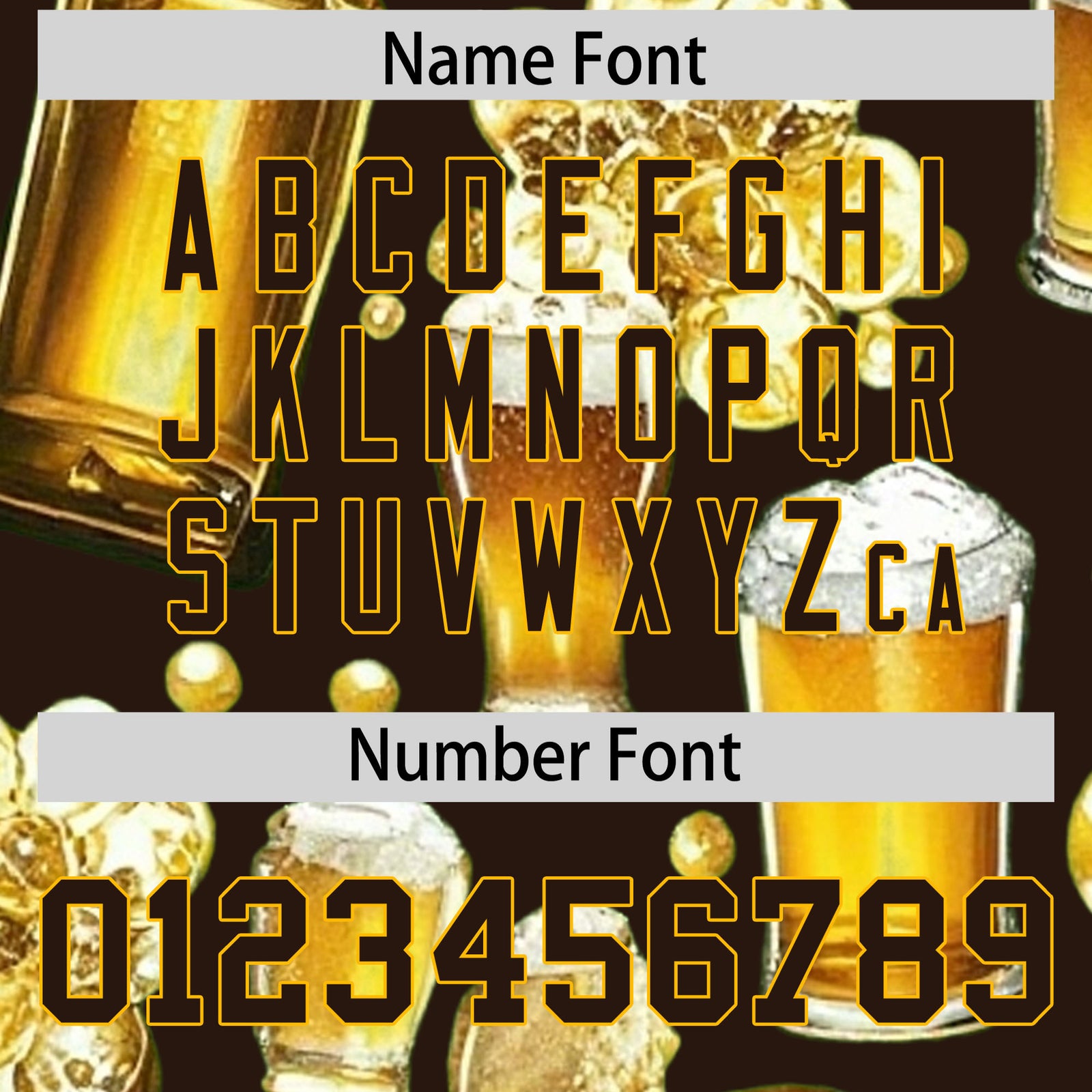 Custom Brown Personalized Team Shirts for Parties & Training | KXKSHOP