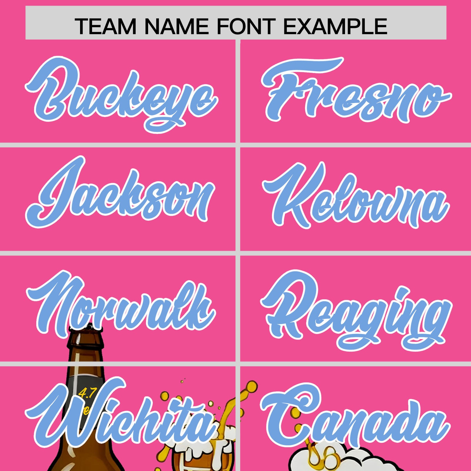 Custom Pink Personalized Team Shirts for Parties & Training | KXKSHOP