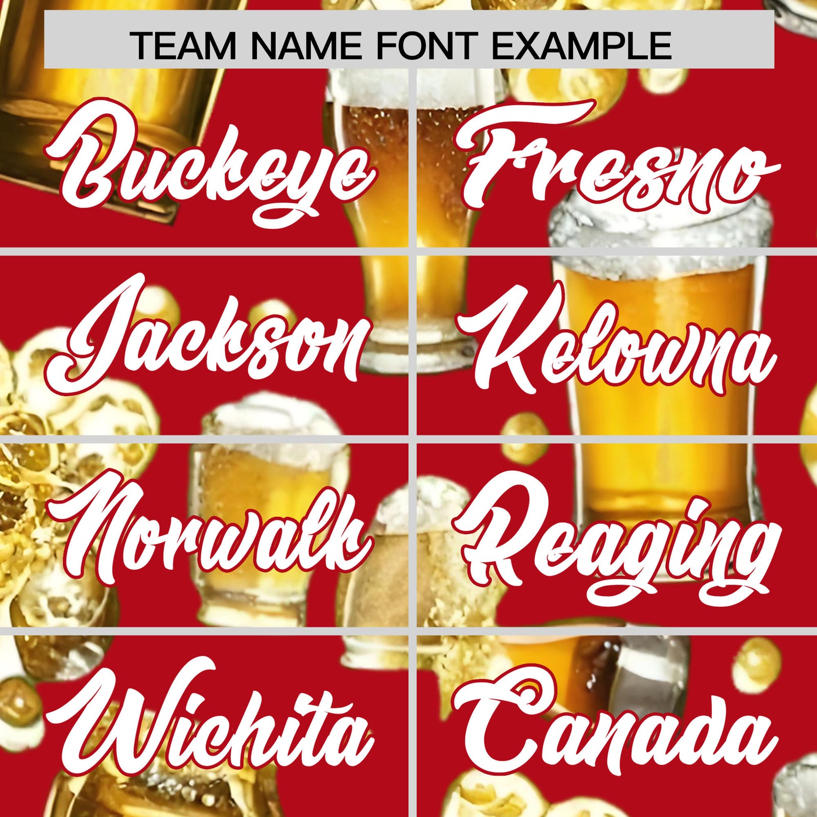 Custom Red Personalized Team Shirts for Parties & Training | KXKSHOP
