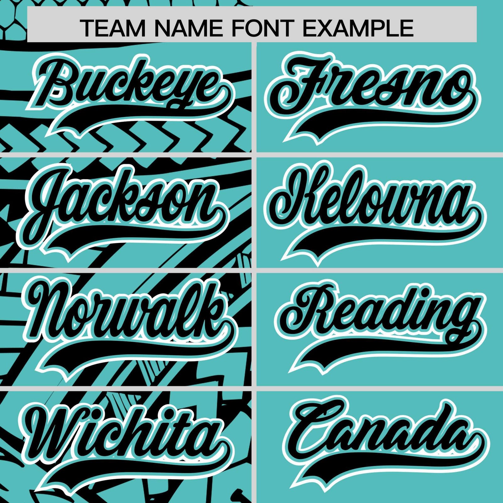 Custom Aqua Black Split Fashion Tribal Pattern Authentic Baseball Jersey