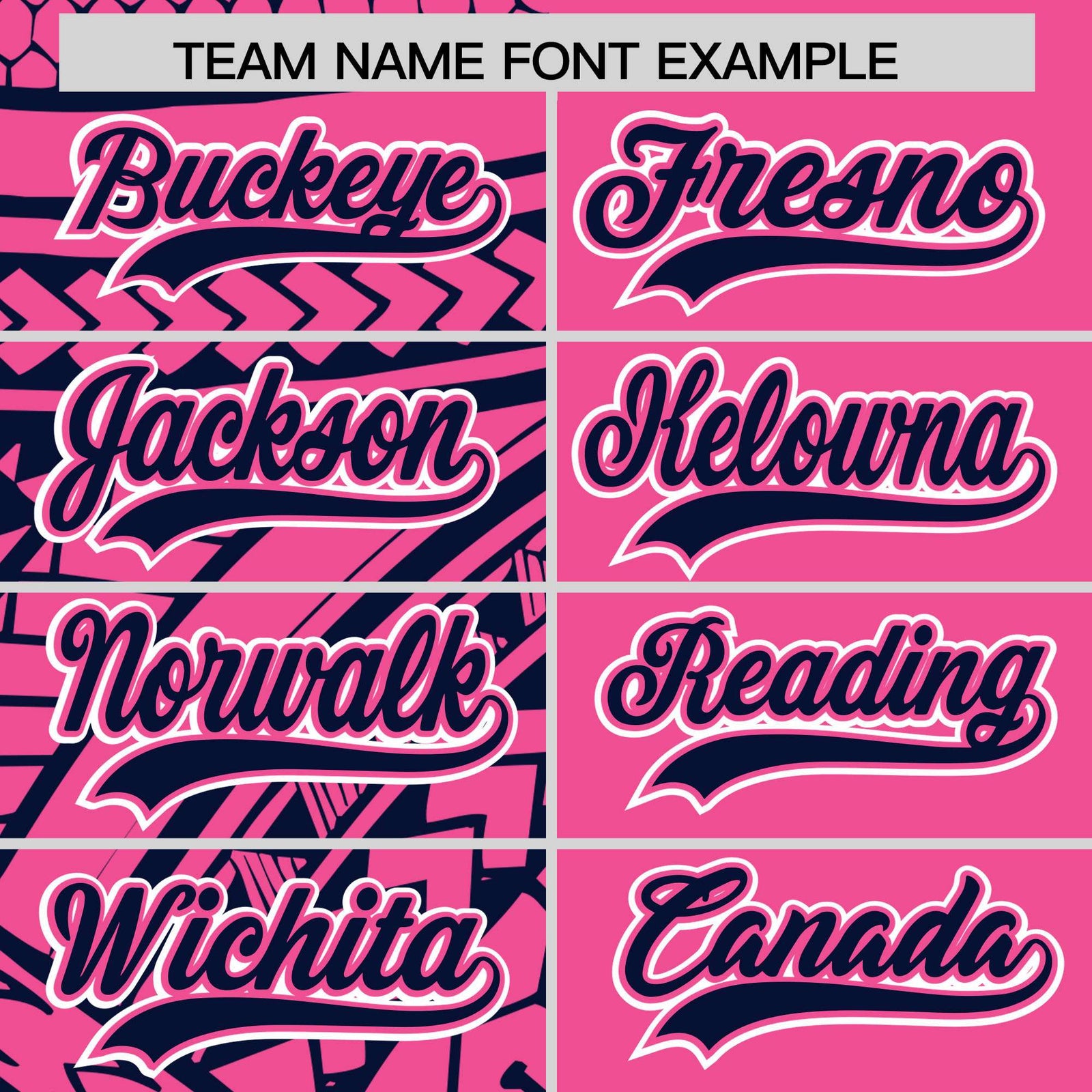 Custom Pink Navy Split Fashion Tribal Pattern Authentic Baseball Jersey